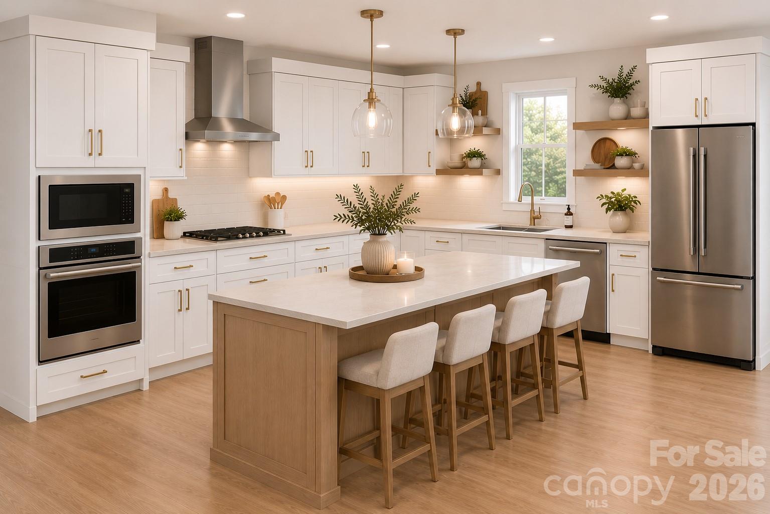 Kitchen cabinet layout from cabinet company - 1895 Knolls Drive, Newton