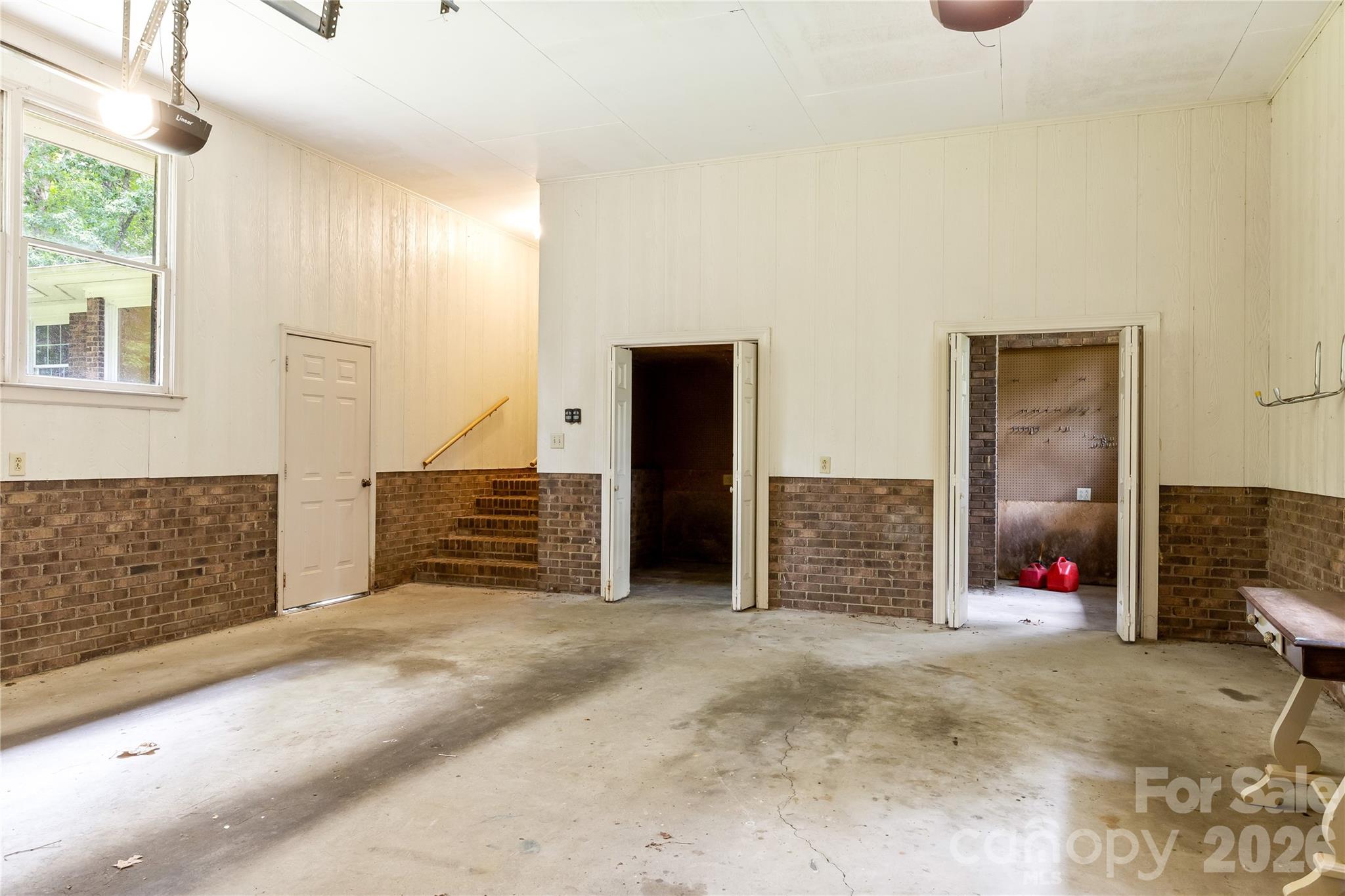 Oversized garage with workshop and storage areas - 2038 Skyway Drive, Monroe