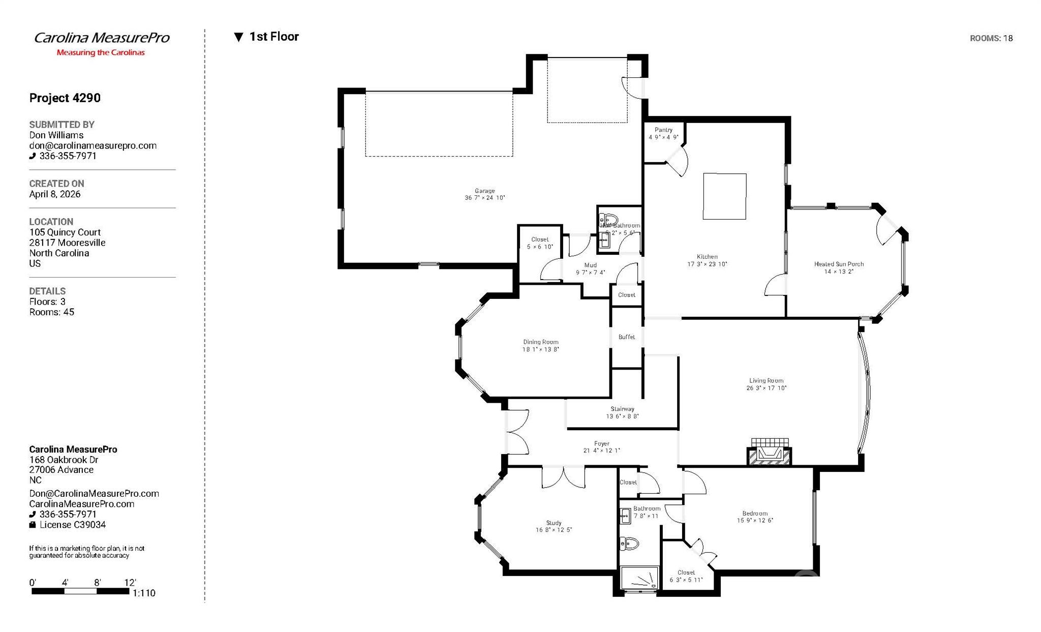 Main Level - 105 Quincy Court, Mooresville