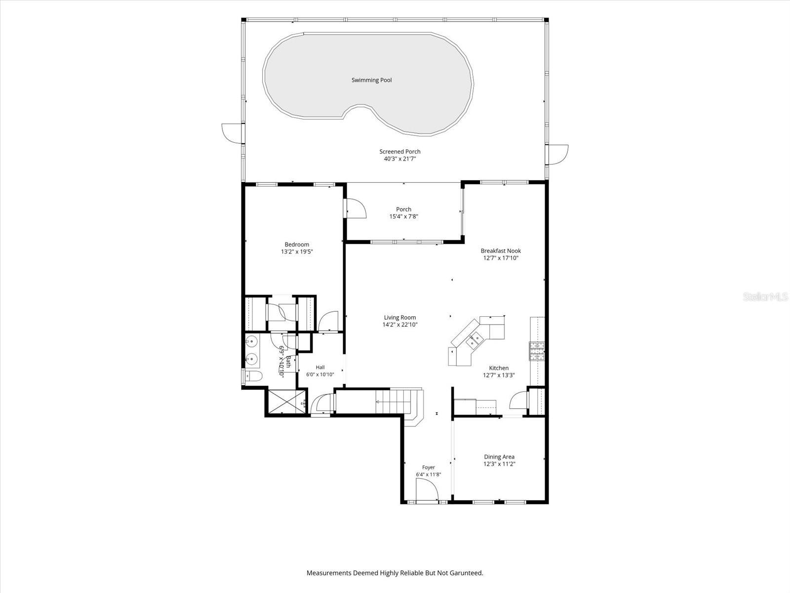 1st Floor plan - 2596 SAND HILL POINT CIR, DAVENPORT