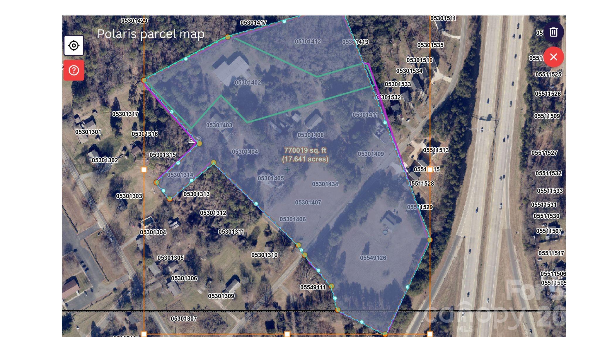 Acreage at 1213 Rhyne Road, Charlotte, photo 2 of 7