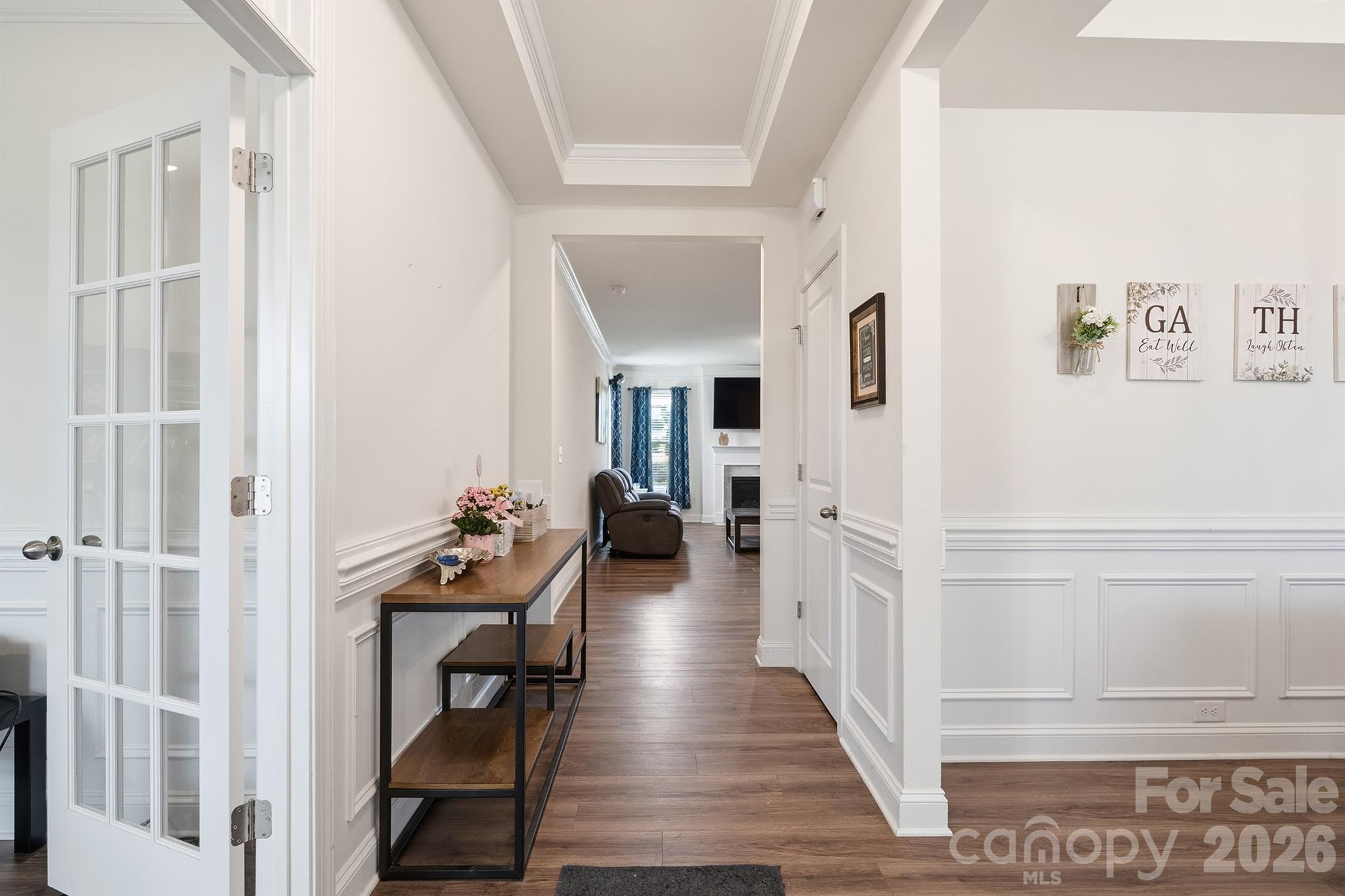 Entry Foyer with Office to the Left and Dining Room to the Right - 282 Bouchard Drive, Waxhaw