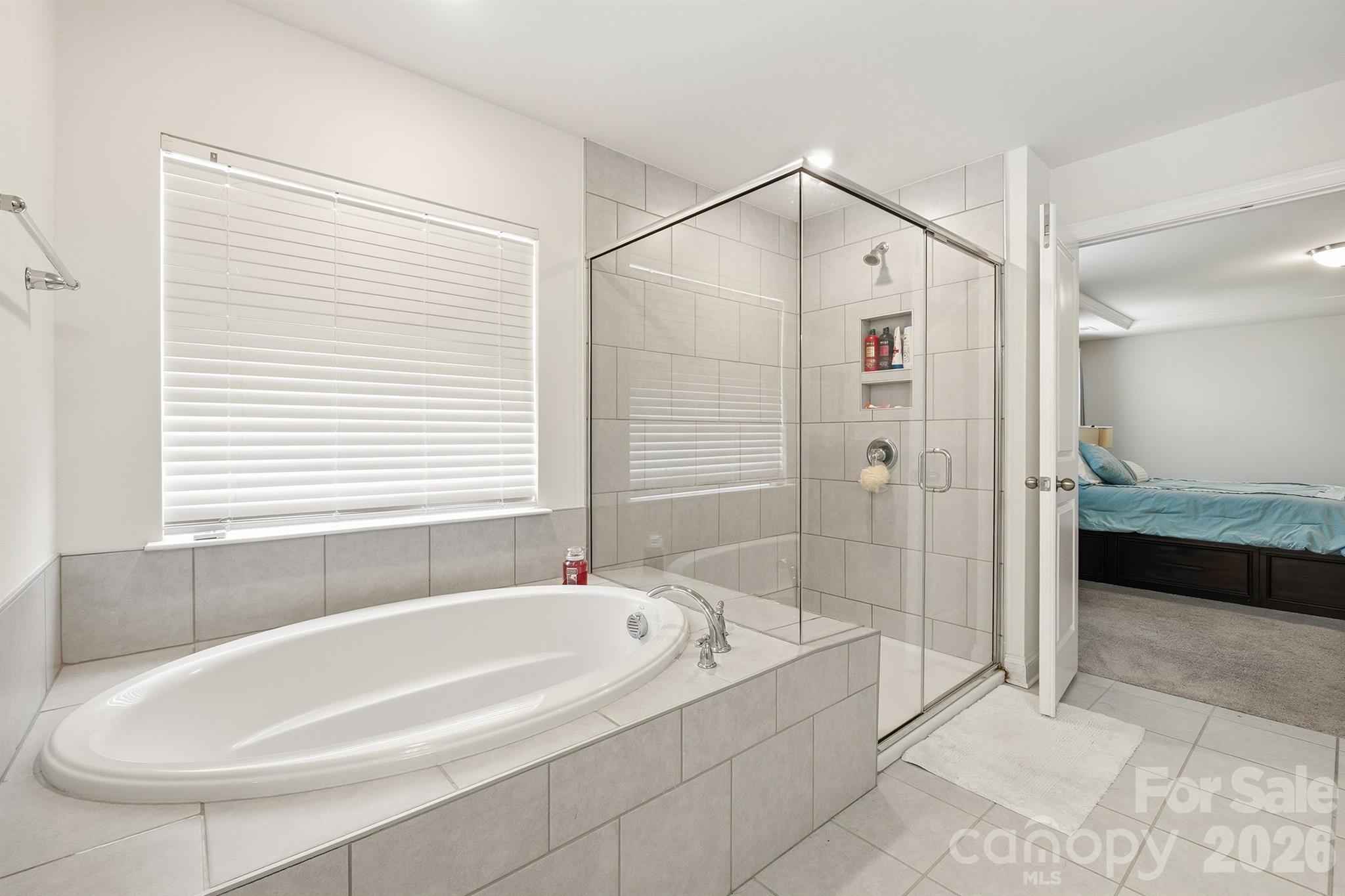 Primary Soaking Tub + Shower - 282 Bouchard Drive, Waxhaw