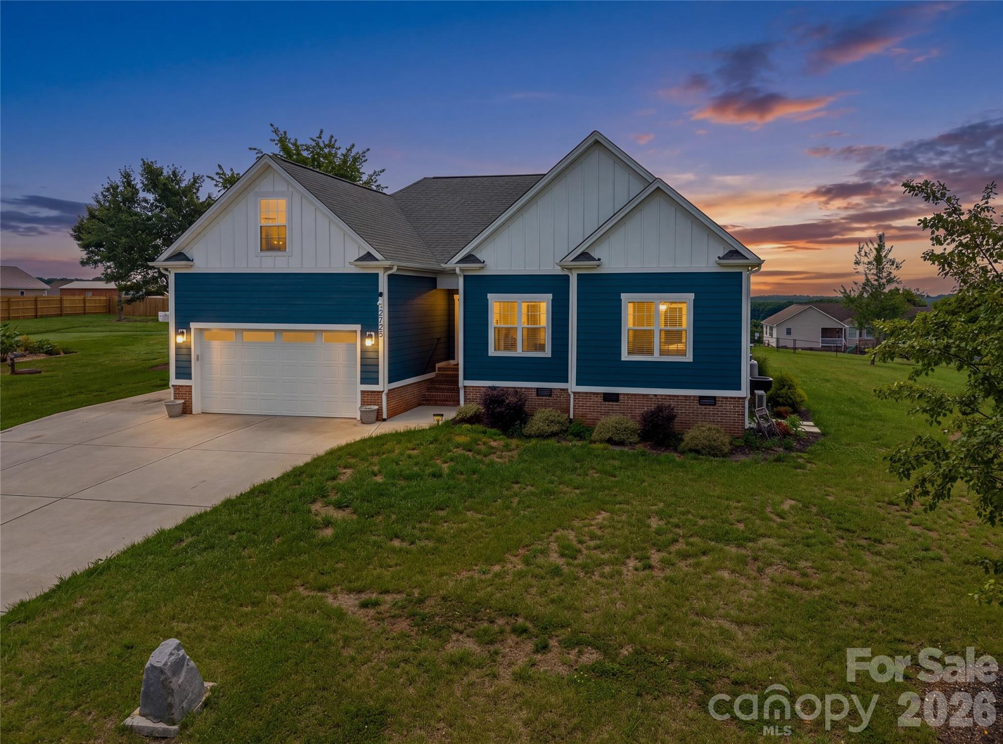Watch the beautiful sunsets from your back deck - 2725 Eagle Drive, Lincolnton