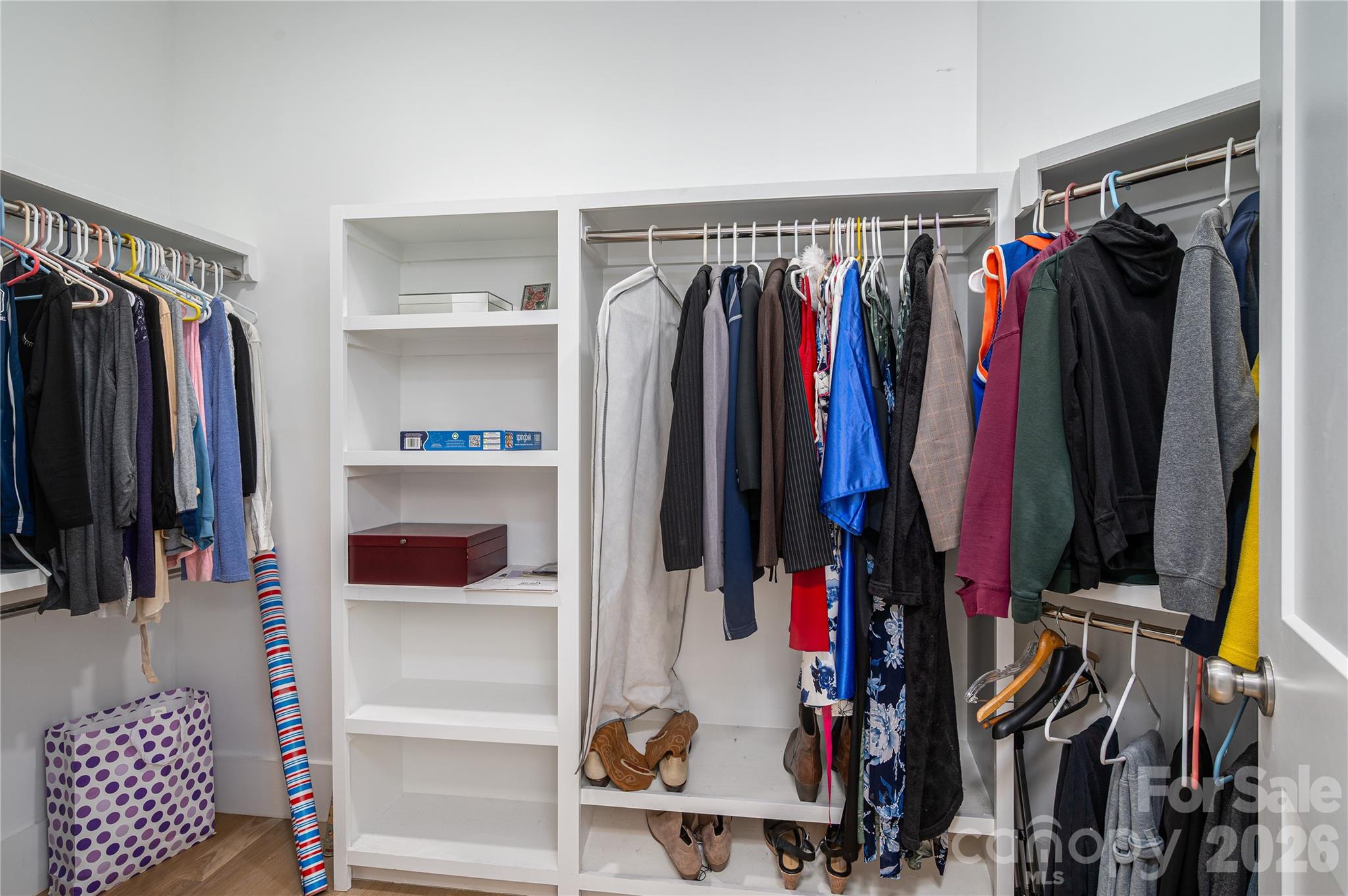 Custom walk-in primary closet - 2725 Eagle Drive, Lincolnton