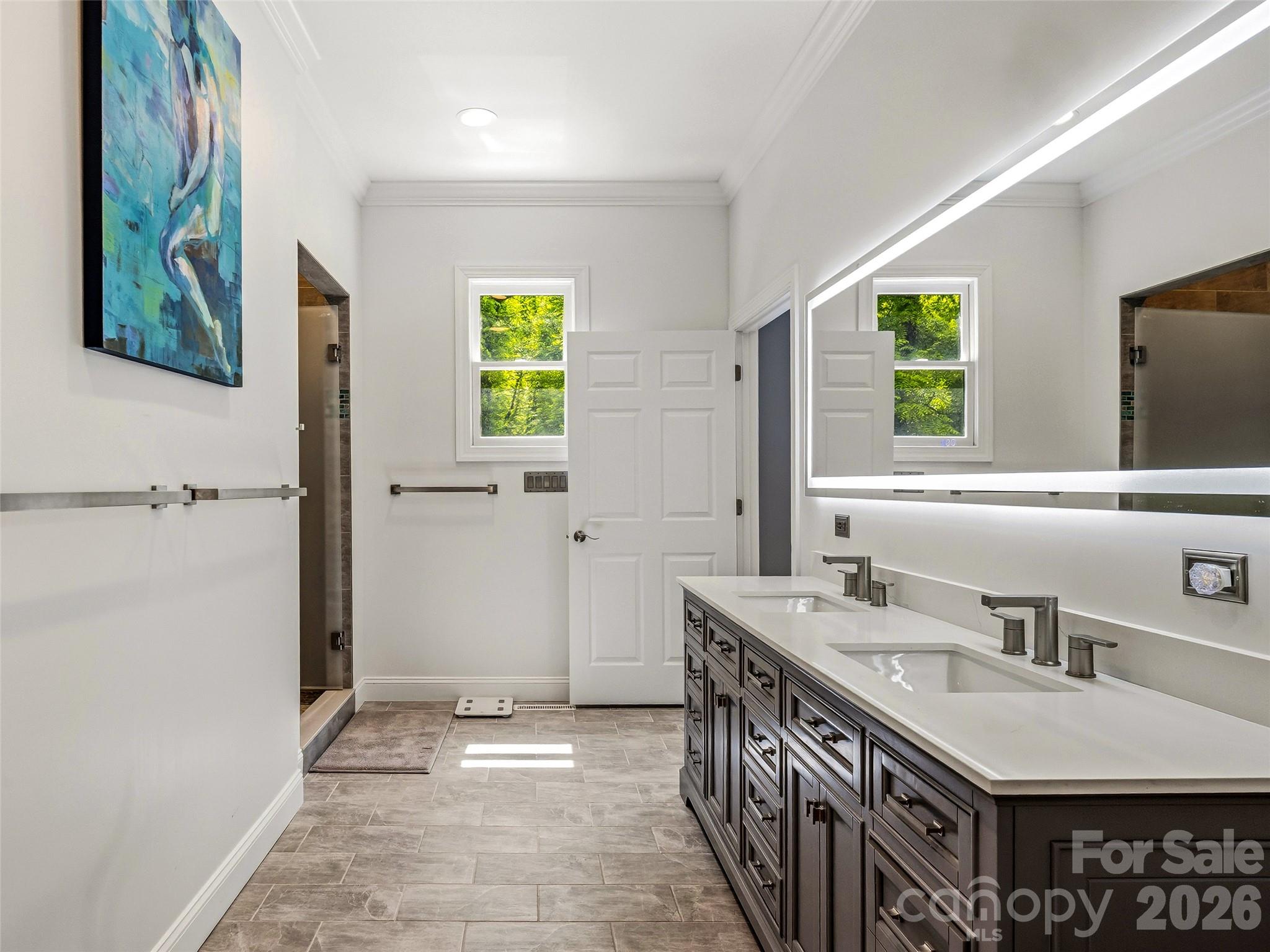 Master Bath - 243 Poplar Lane, Pisgah Forest