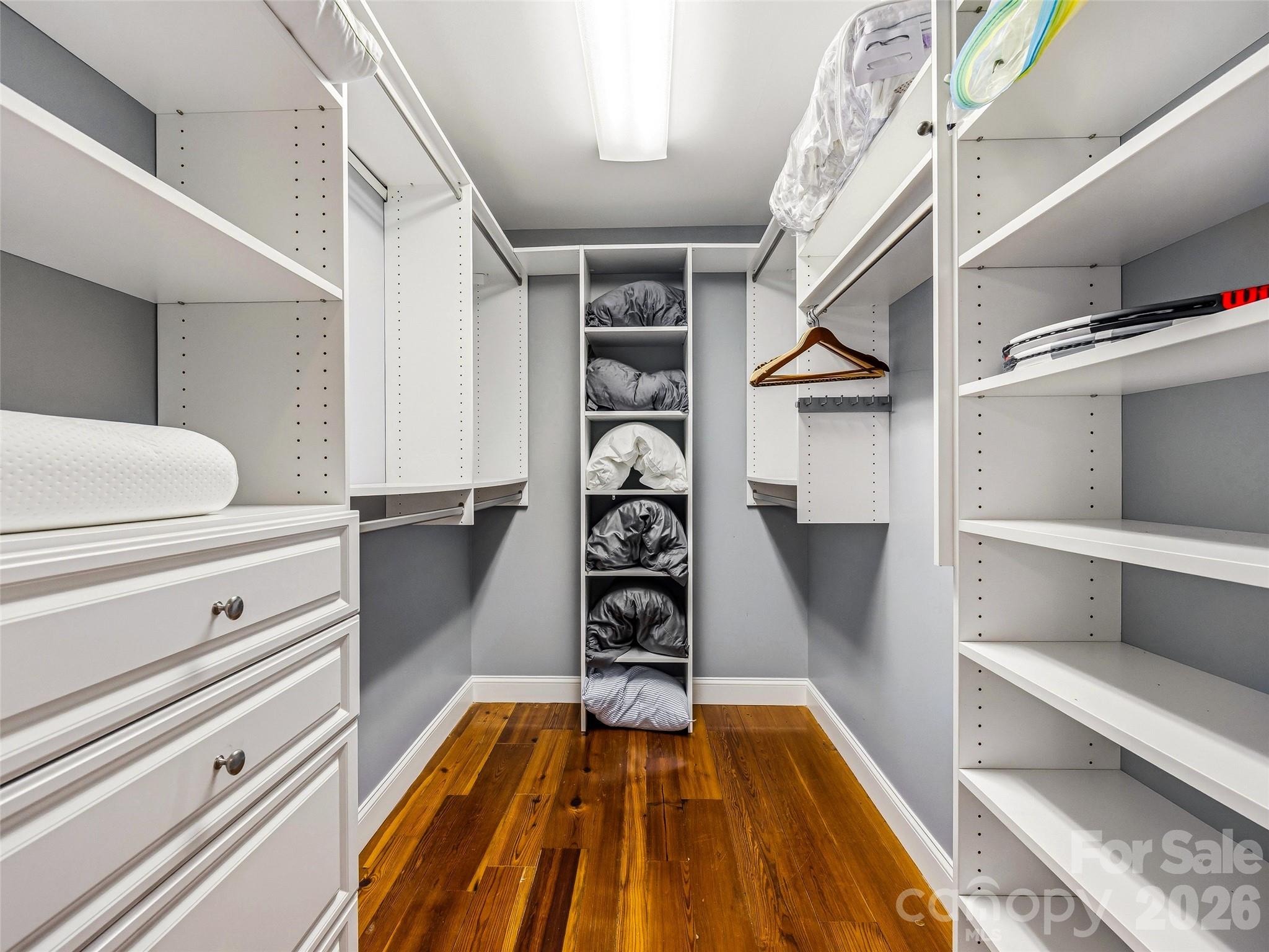 Large walk in closet - 243 Poplar Lane, Pisgah Forest