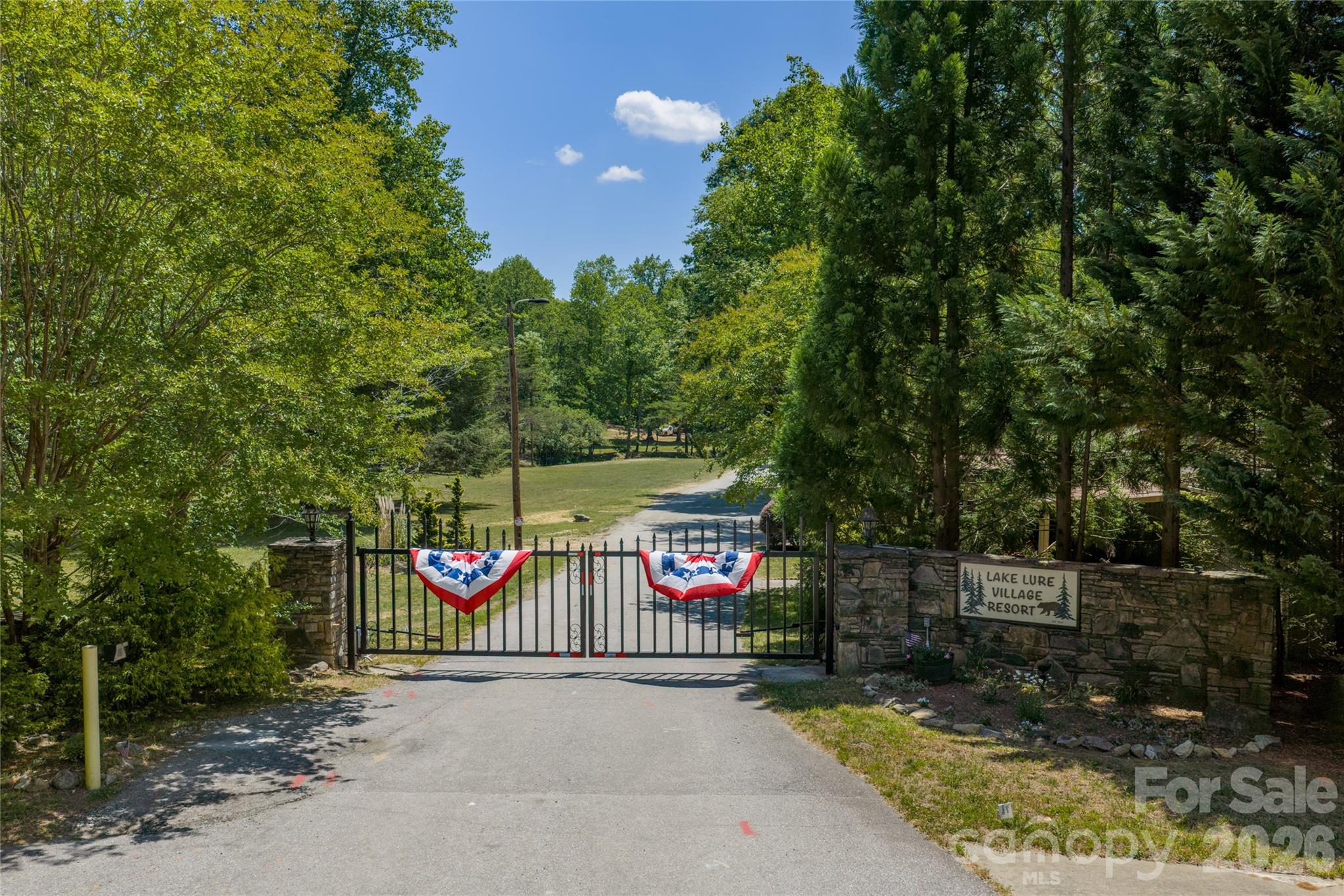 Gated entrance - 0000 View Trail, Lake Lure