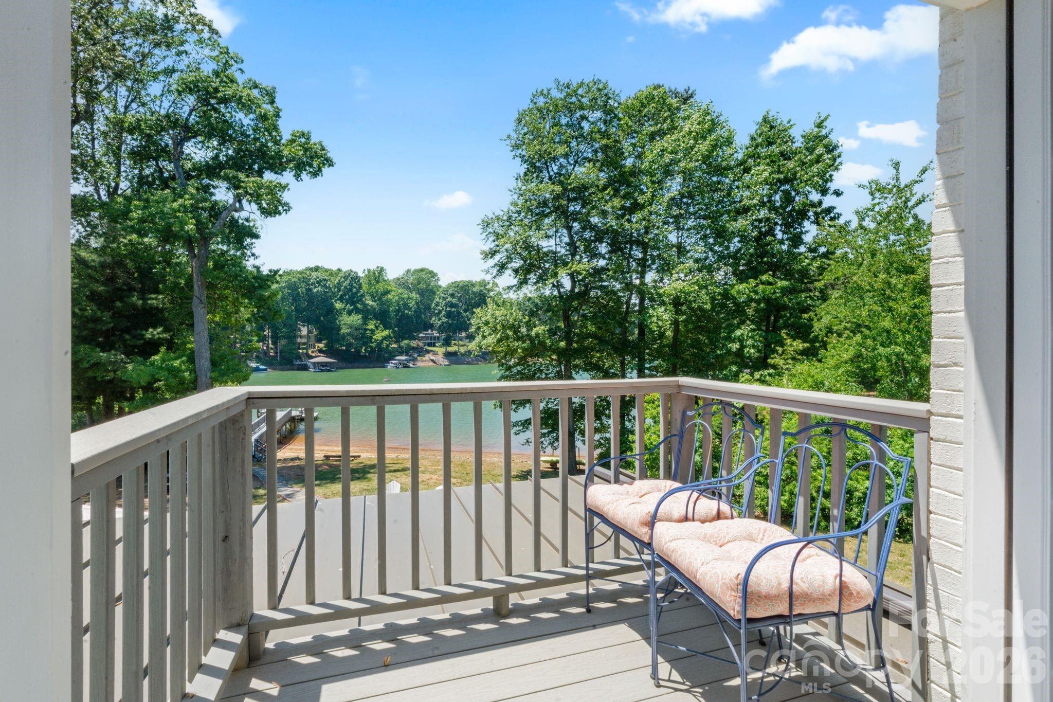 Private Juliet balconies off the primary suite - 383 Sundown Road, Mooresville