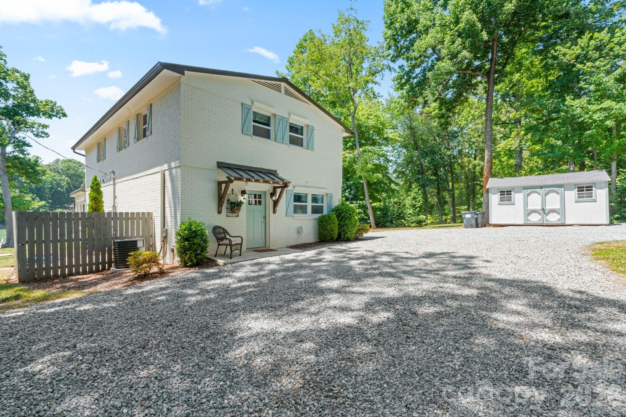 Detached storage shed designed to match the home - 383 Sundown Road, Mooresville