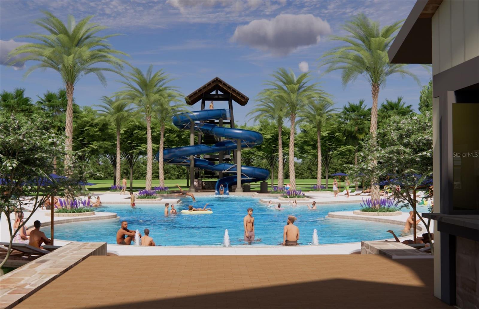 Resort Style Pool - 9877 TRELLIS VINE WAY, PARRISH