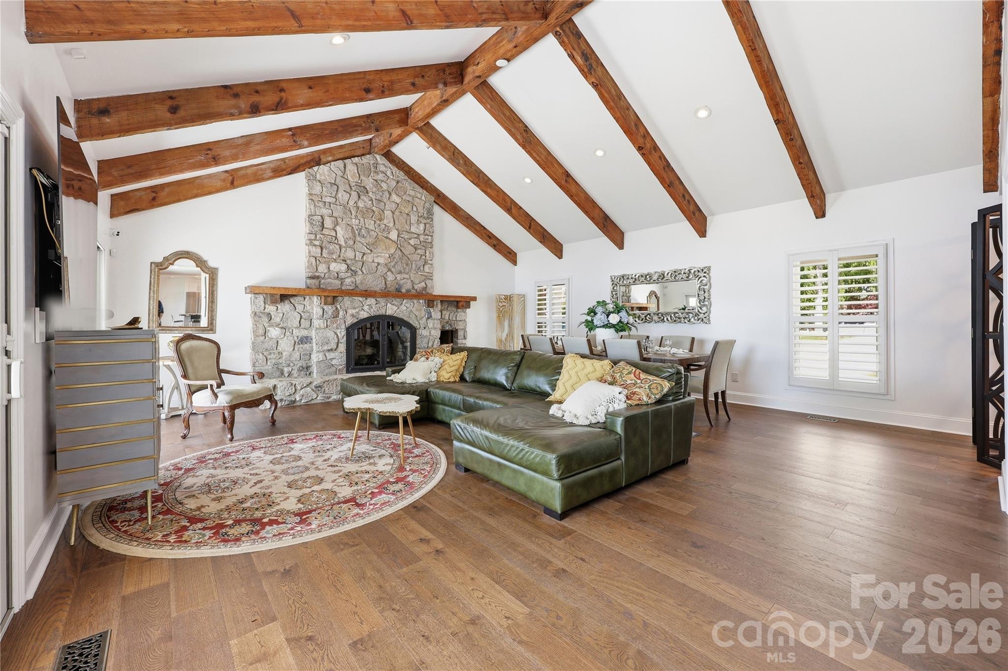 Great room & Dining room - 420 Skysail Road, Salisbury