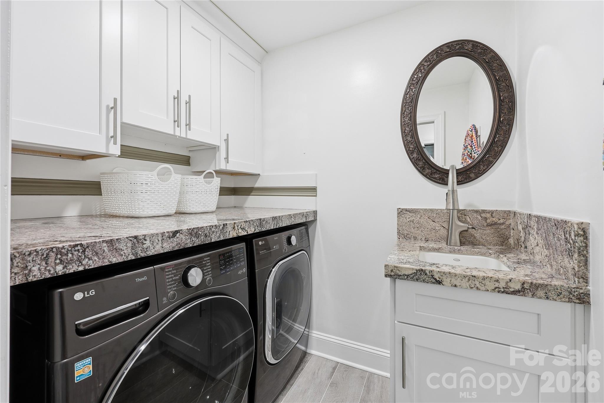 Laundry room off primary bedroom - 420 Skysail Road, Salisbury