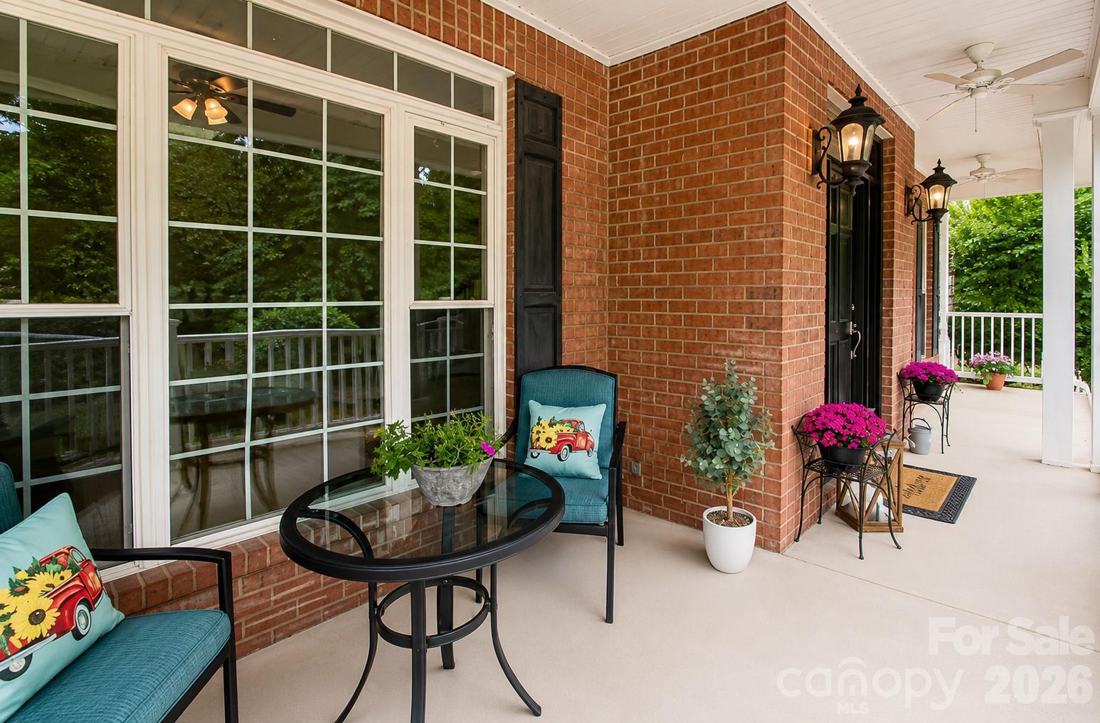 Extra large front porch. - 1015 Estate Lane, Matthews