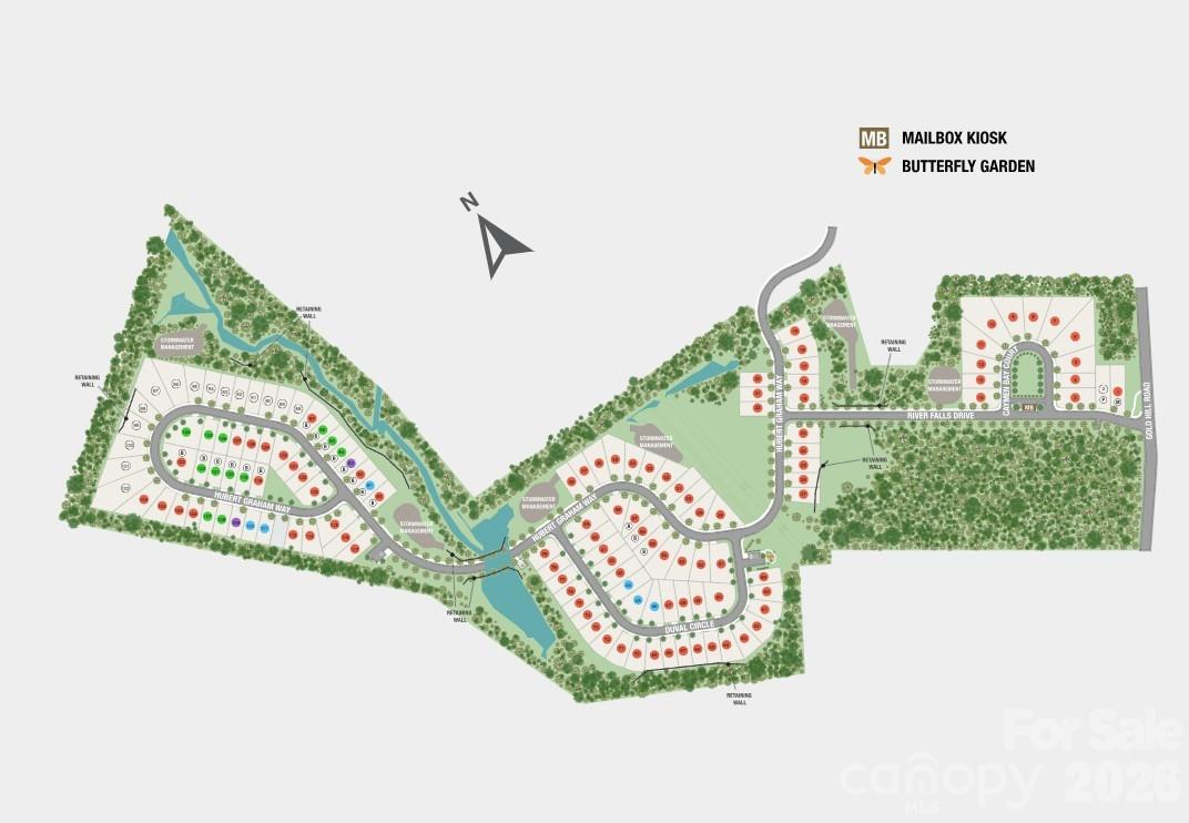 River Falls Site Map - 1706 Hubert Graham Way, Tega Cay