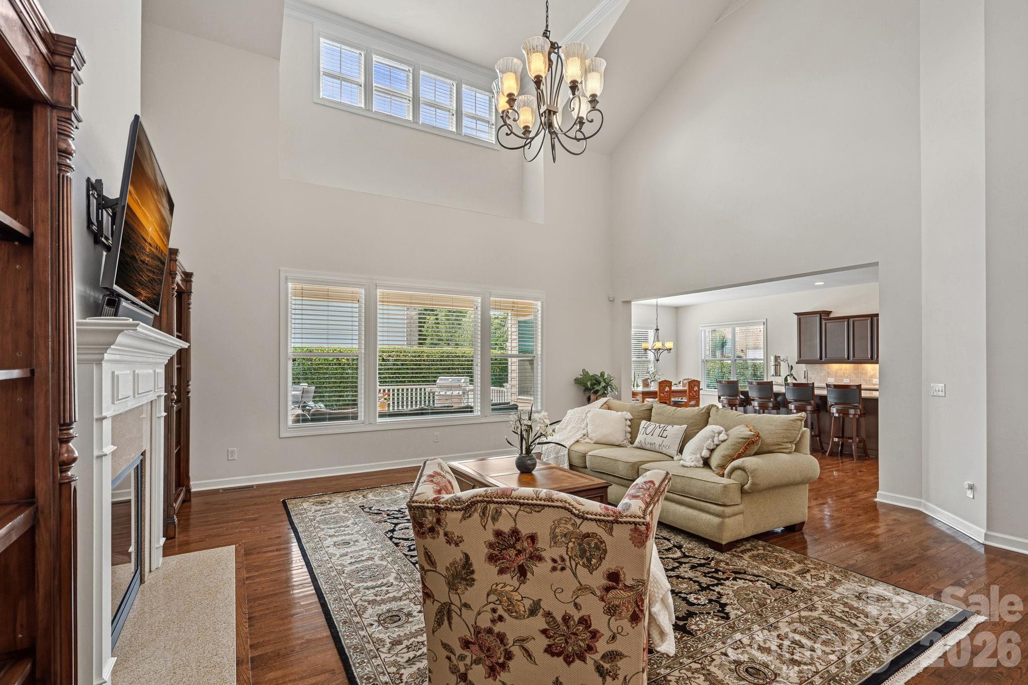 2 story GR with lots of windows! - 10654 Rippling Stream Drive NW, Concord