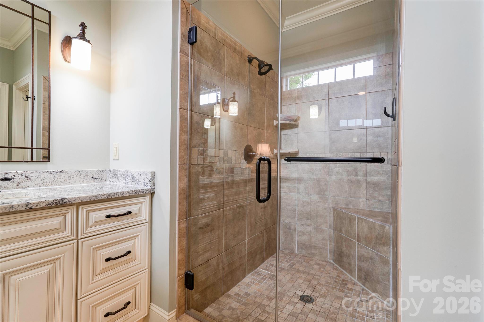 Primary Bathroom - 121 Blakemore Drive, Shelby
