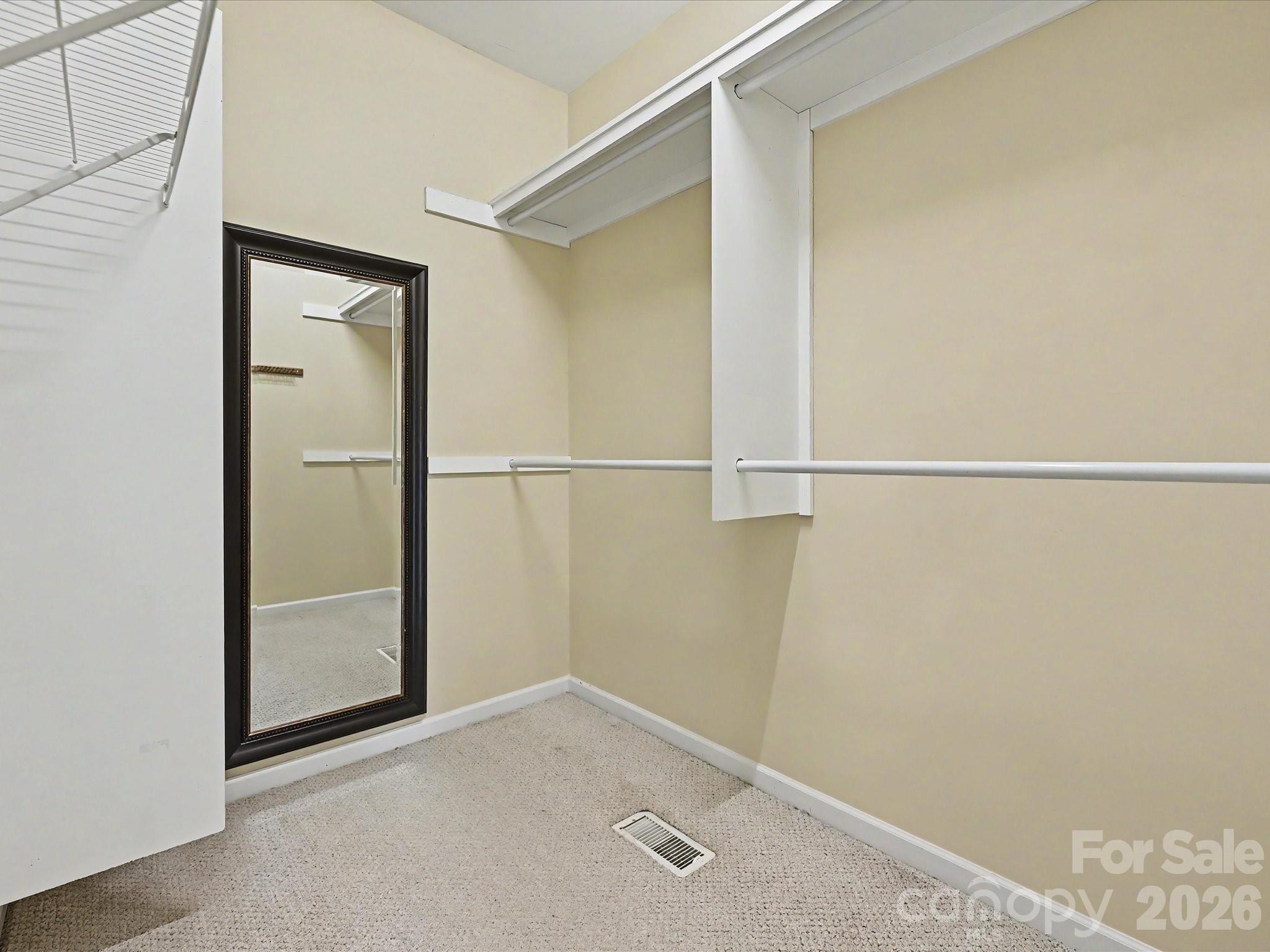 Large walk-in closet - 152 Lighthouse Road, Mount Holly