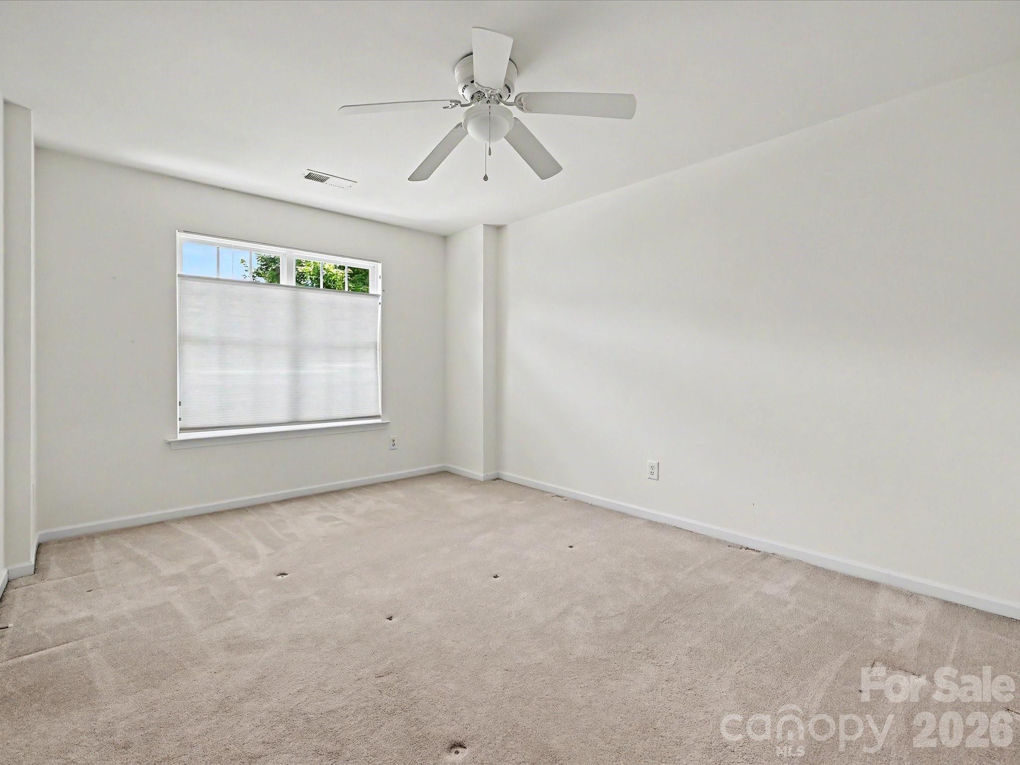 Bedroom 2 with ceiling fan - 152 Lighthouse Road, Mount Holly