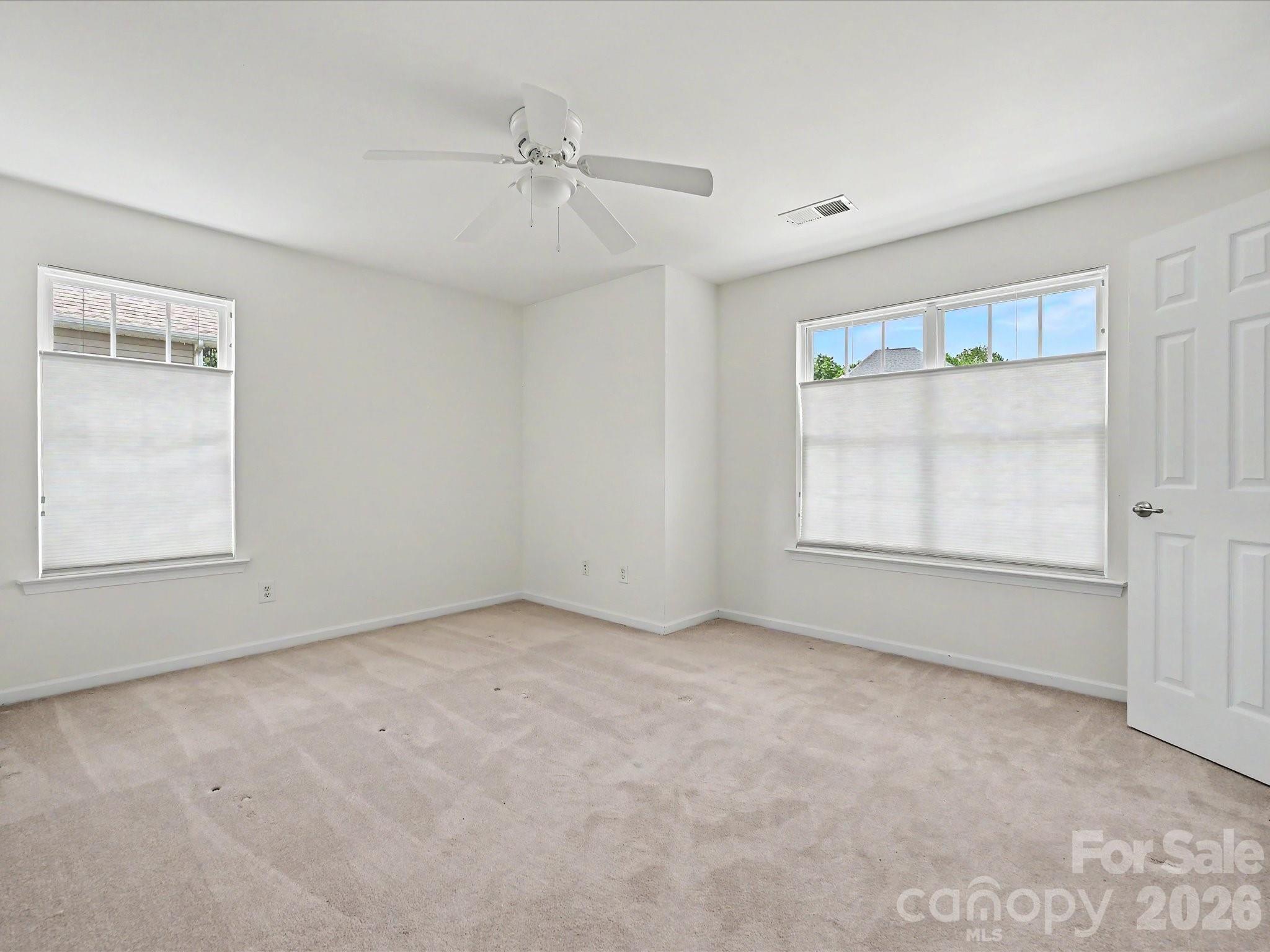 Bedroom 3 with ceiling fan - 152 Lighthouse Road, Mount Holly