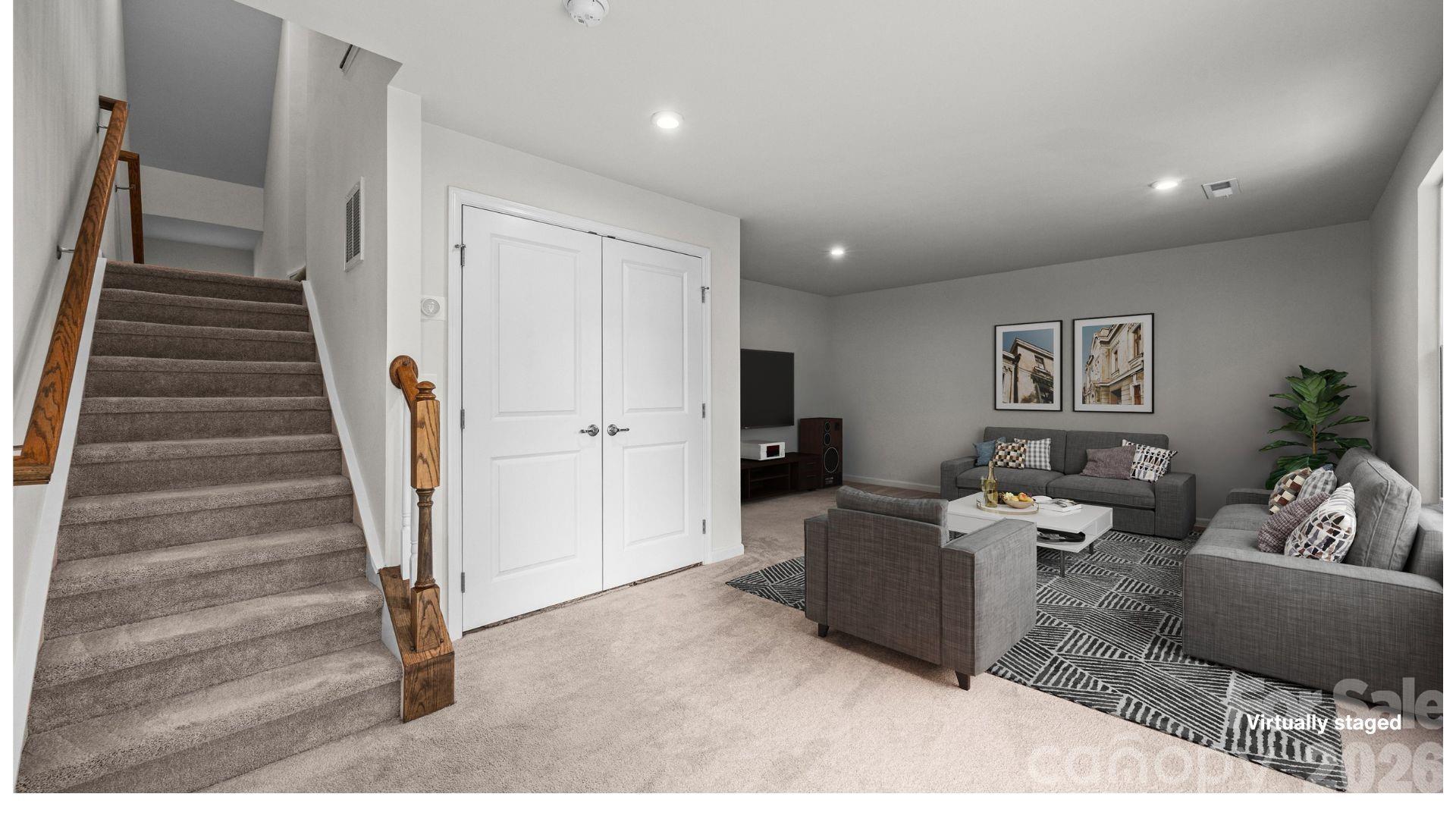 flex room virtually staged - 2605 Grantham Place Drive, Fort Mill
