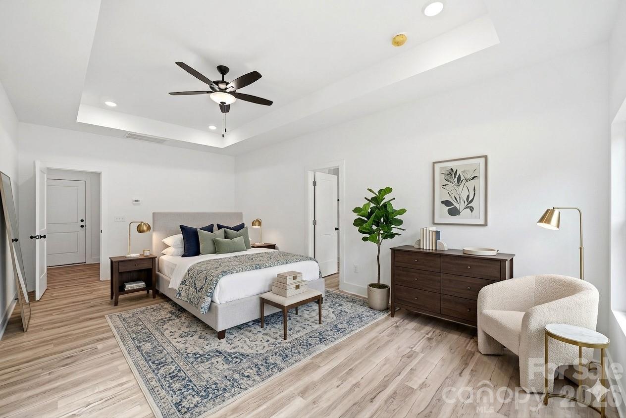 Virtual Staging / Master Bedroom - 3272 Fairview Drive, Gastonia