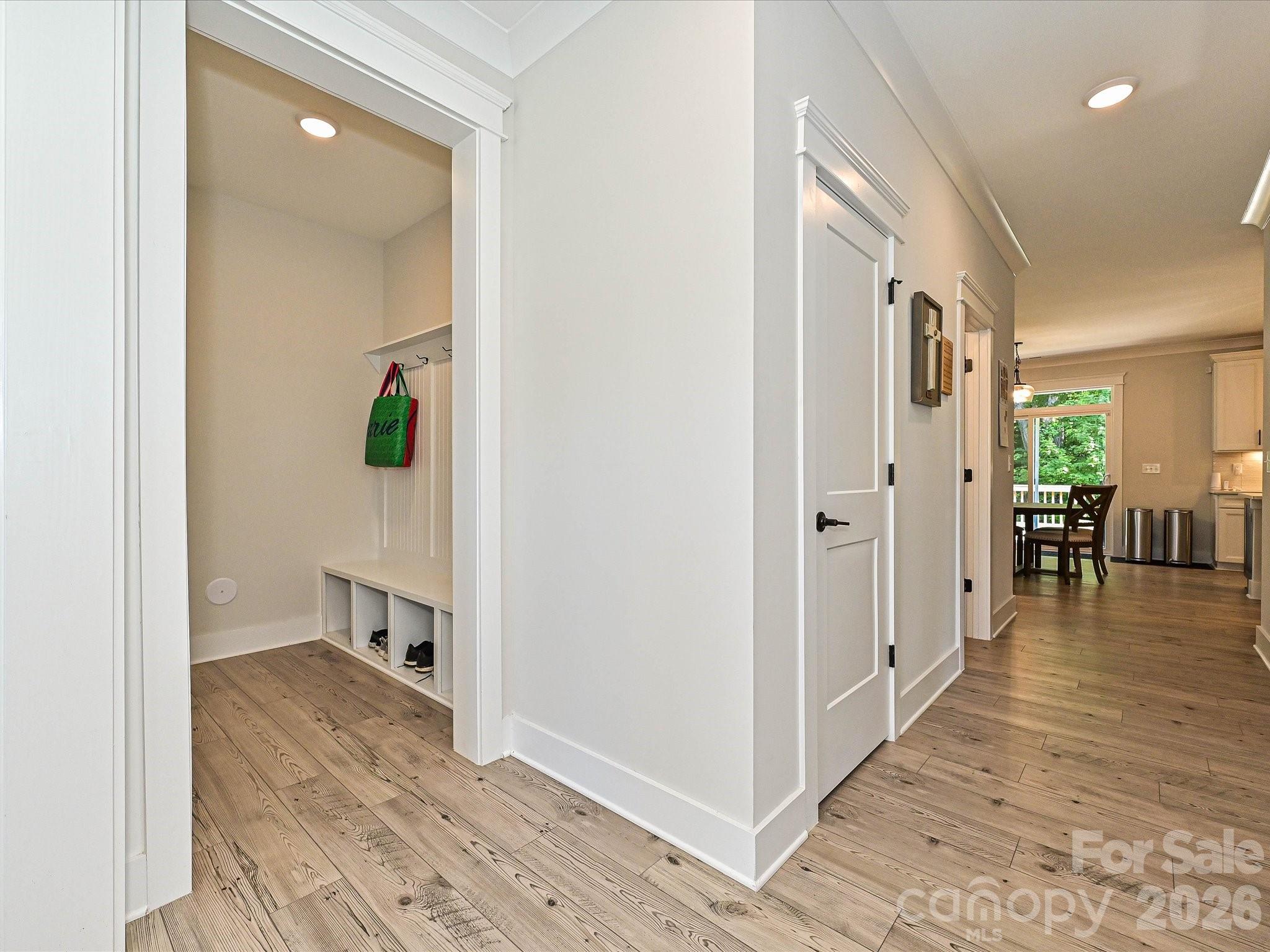 Garage entrance W/Built ins off of Foyer - 13215 Fiore Place, Huntersville