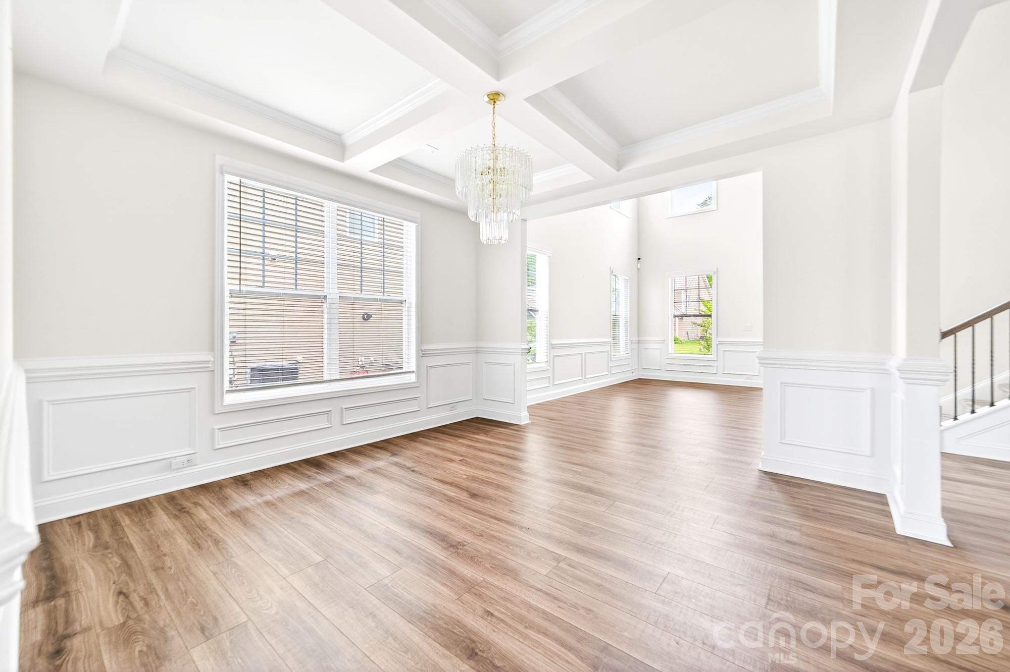 Look at the beautiful chandelier that would be over the dining table!! - 5972 Redwood Pine Road, Concord