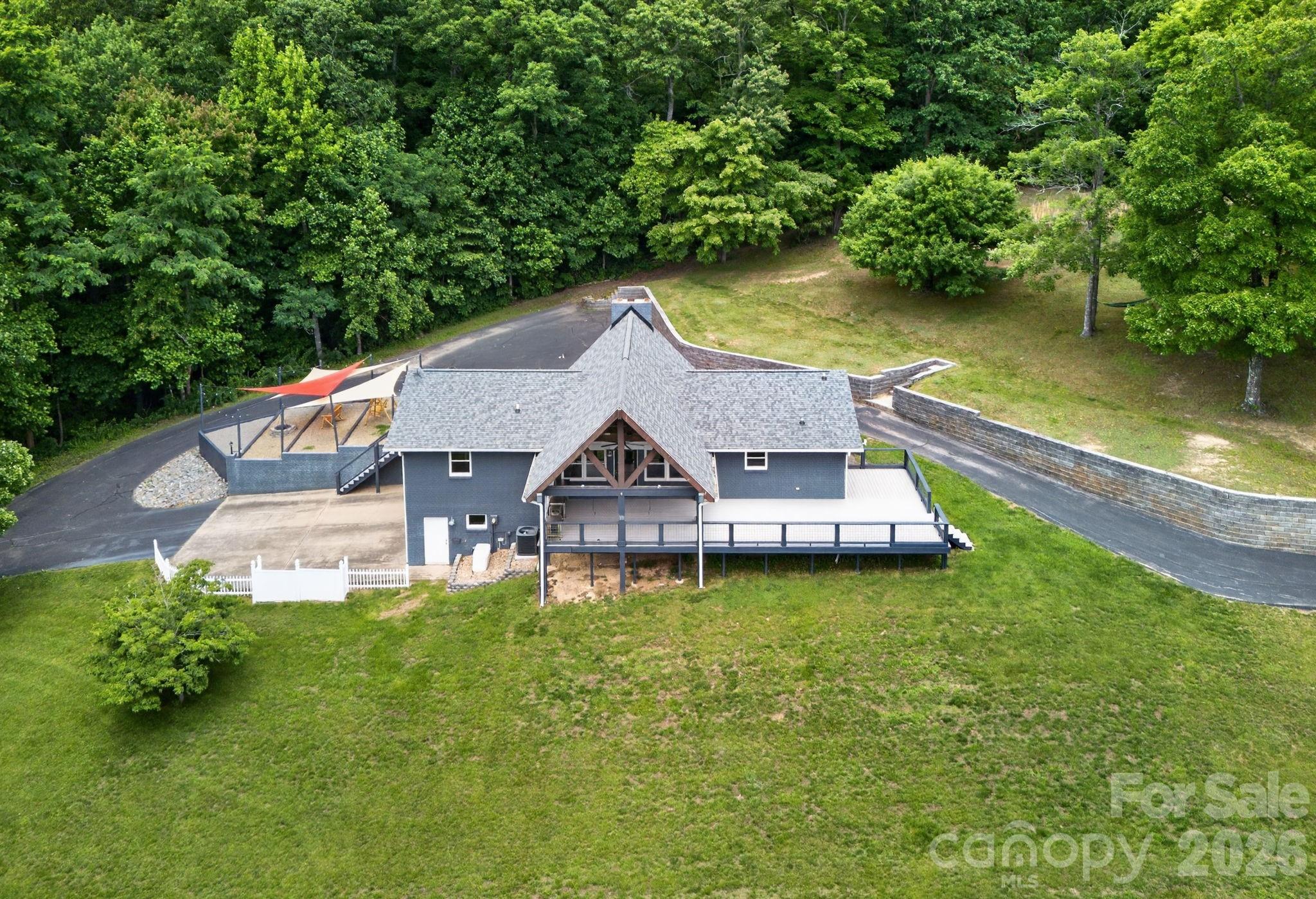 Arial of main house - 97 Whippoorwill Lane, Fairview