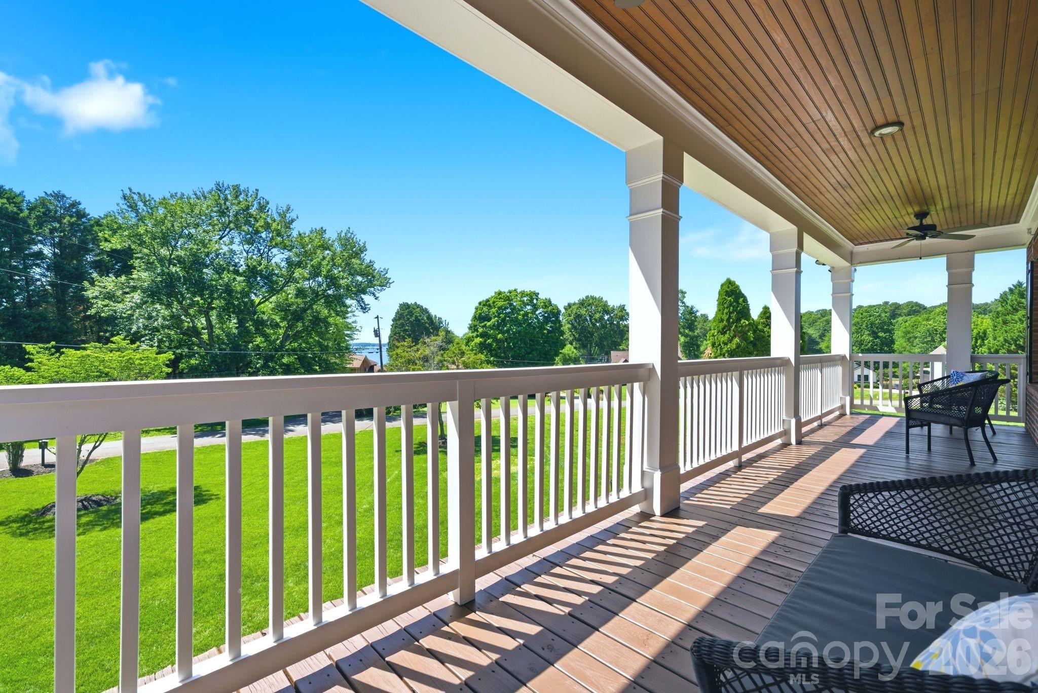 Upper Front Porch - 16000 Sunset Drive, Huntersville