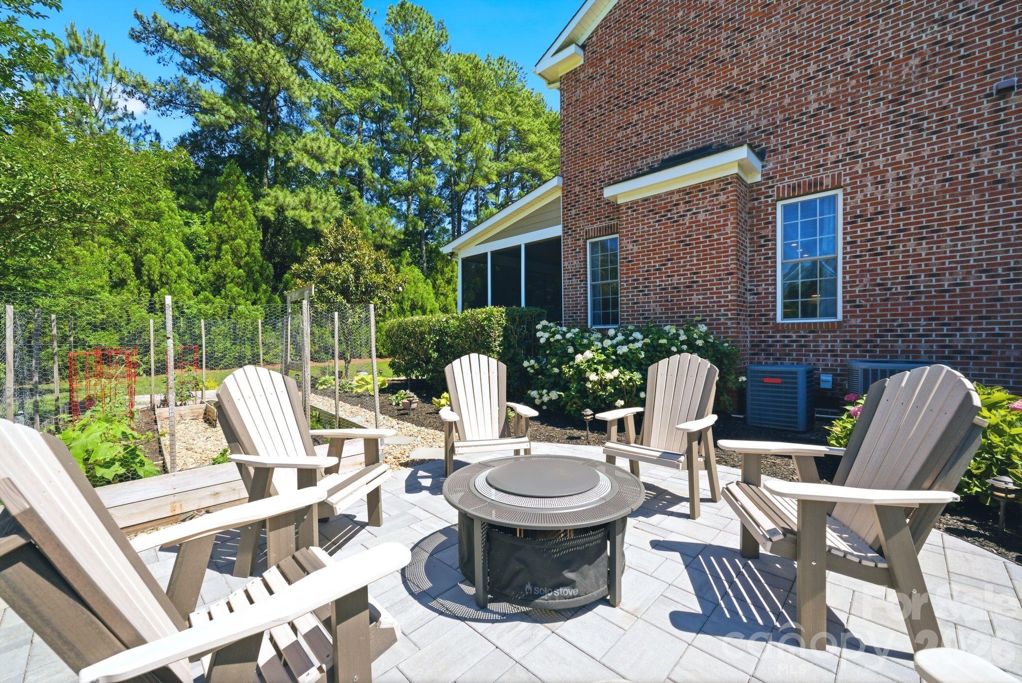 Fire Pit Area - Water Views - 16000 Sunset Drive, Huntersville