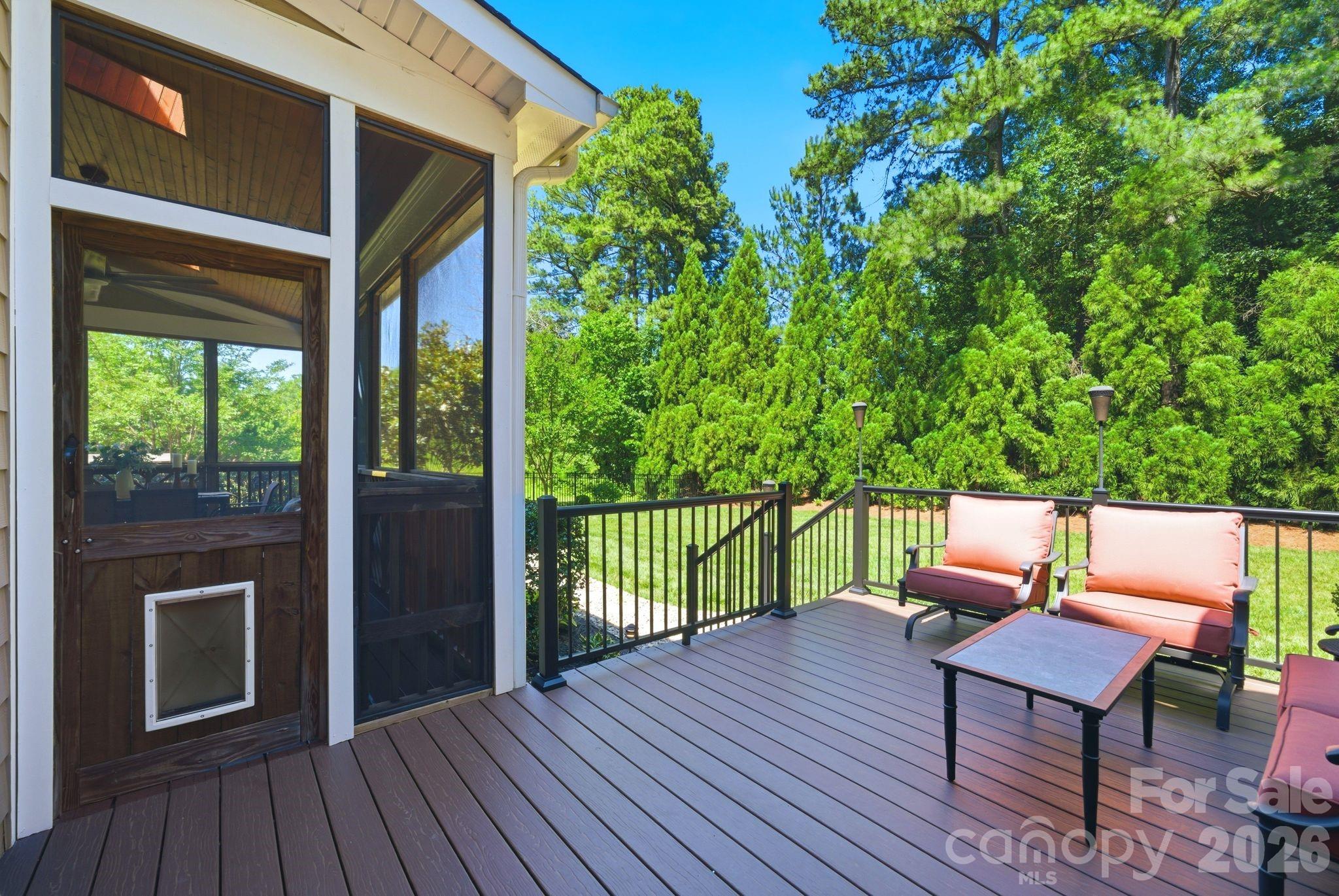 Back Deck - 16000 Sunset Drive, Huntersville