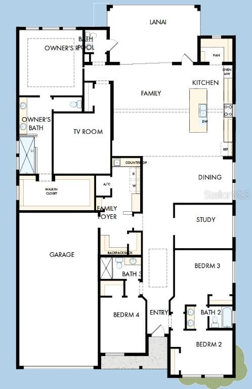 Floor Plan - 17676 FOXTAIL LOOP, VENICE