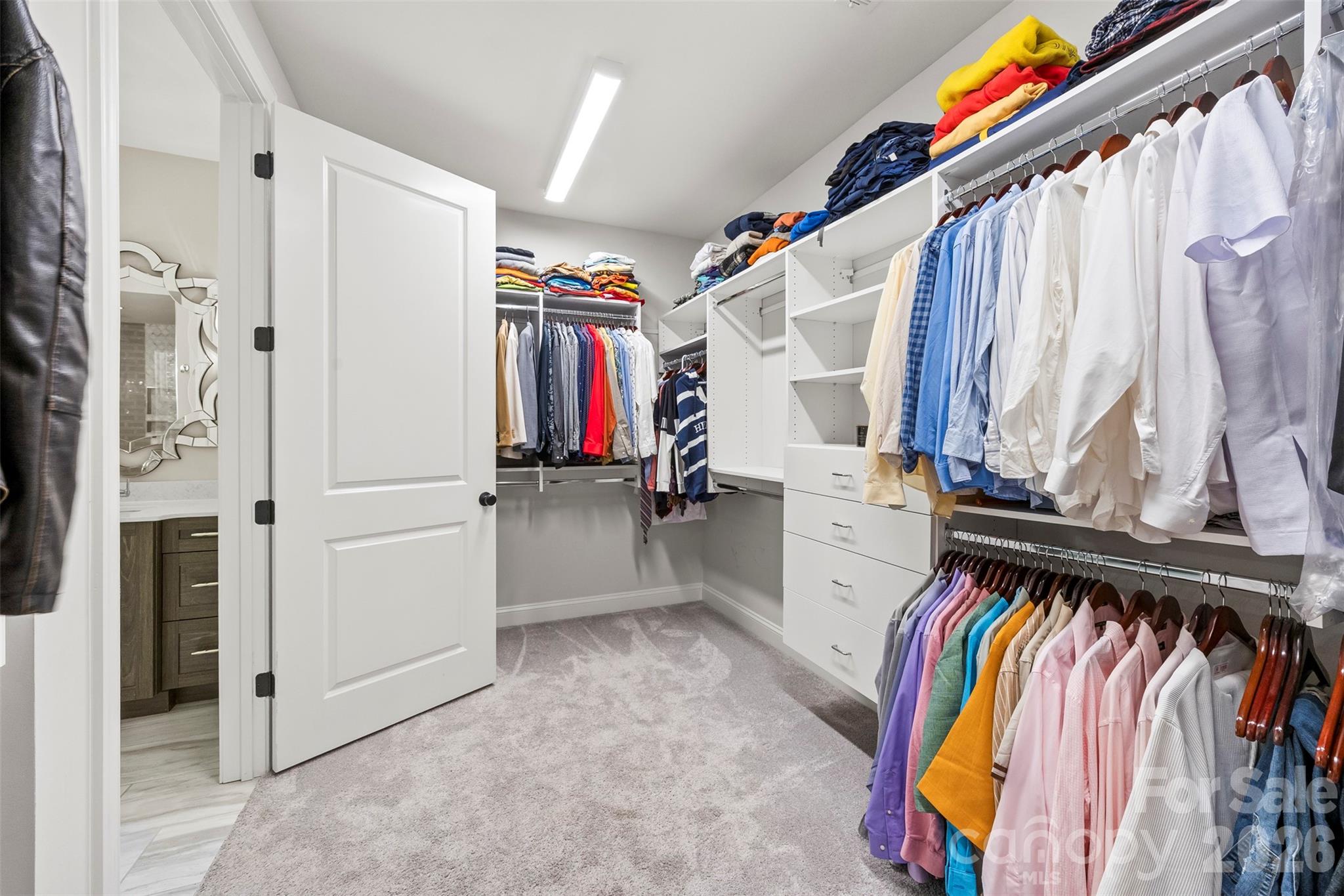 Primary Closet - 6039 Chimney Bluff Road, Lancaster