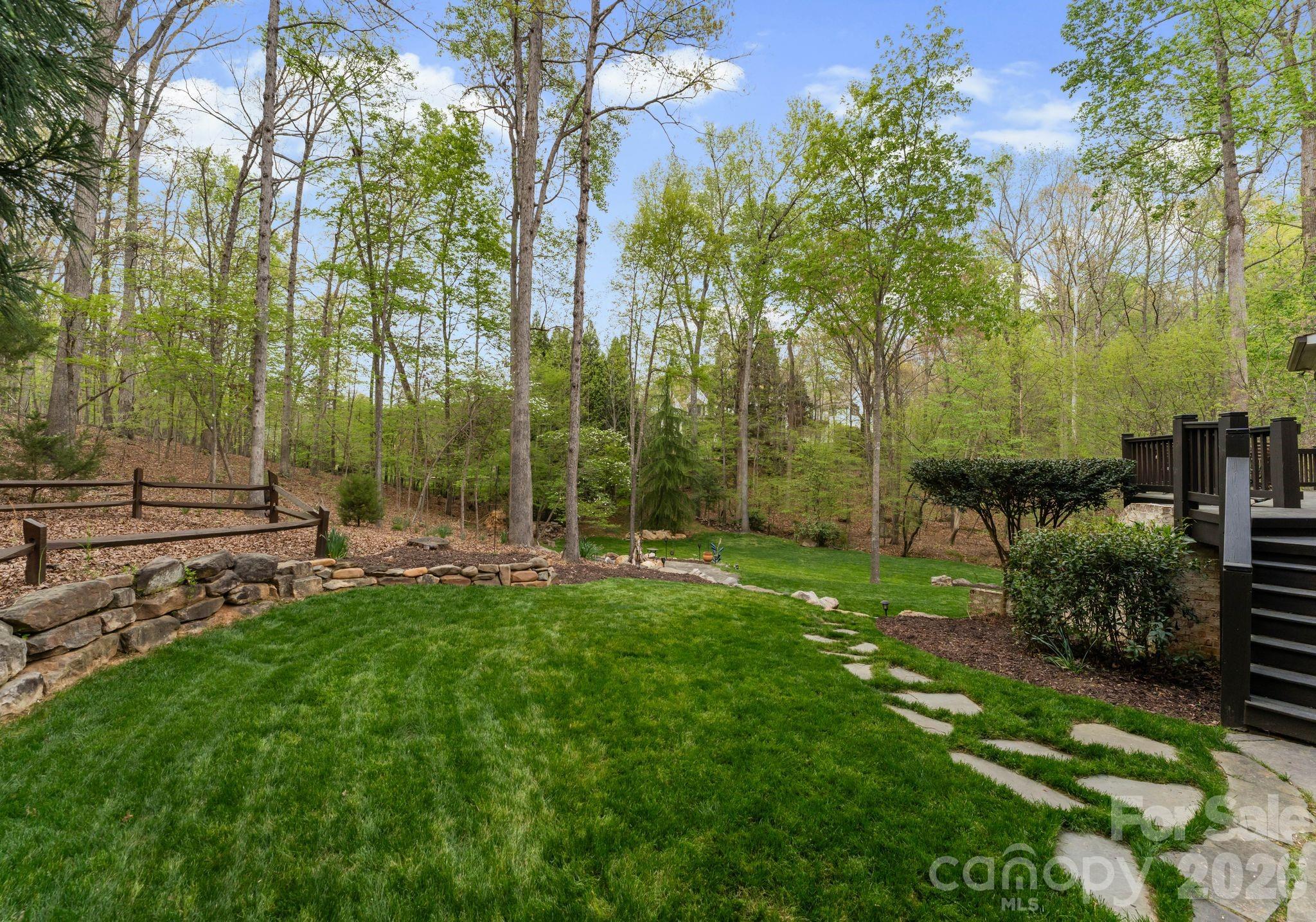 Terraced yard - 1514 Elmsford Lane, Matthews