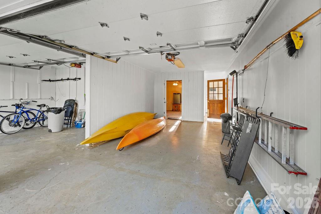 spacious garage with room for one car plus golf cart, workshop or storage - 47209 Paradise Lane, Norwood