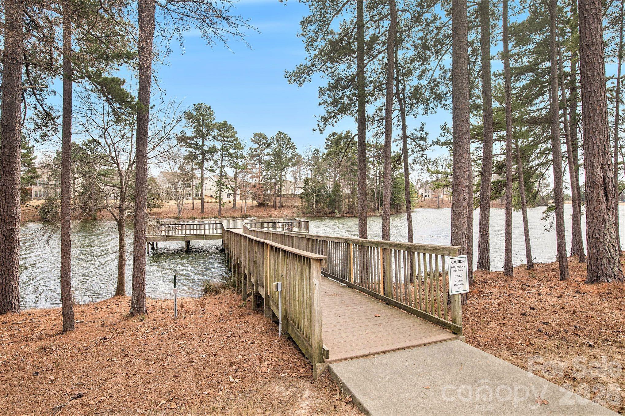 Dock behind the Lake House - 3016 Chipper Court, Indian Land