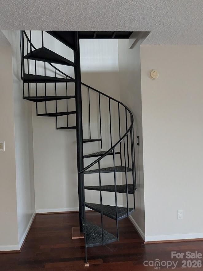 Spiral staircase to the loft - 100 Northshore Court, Cherryville