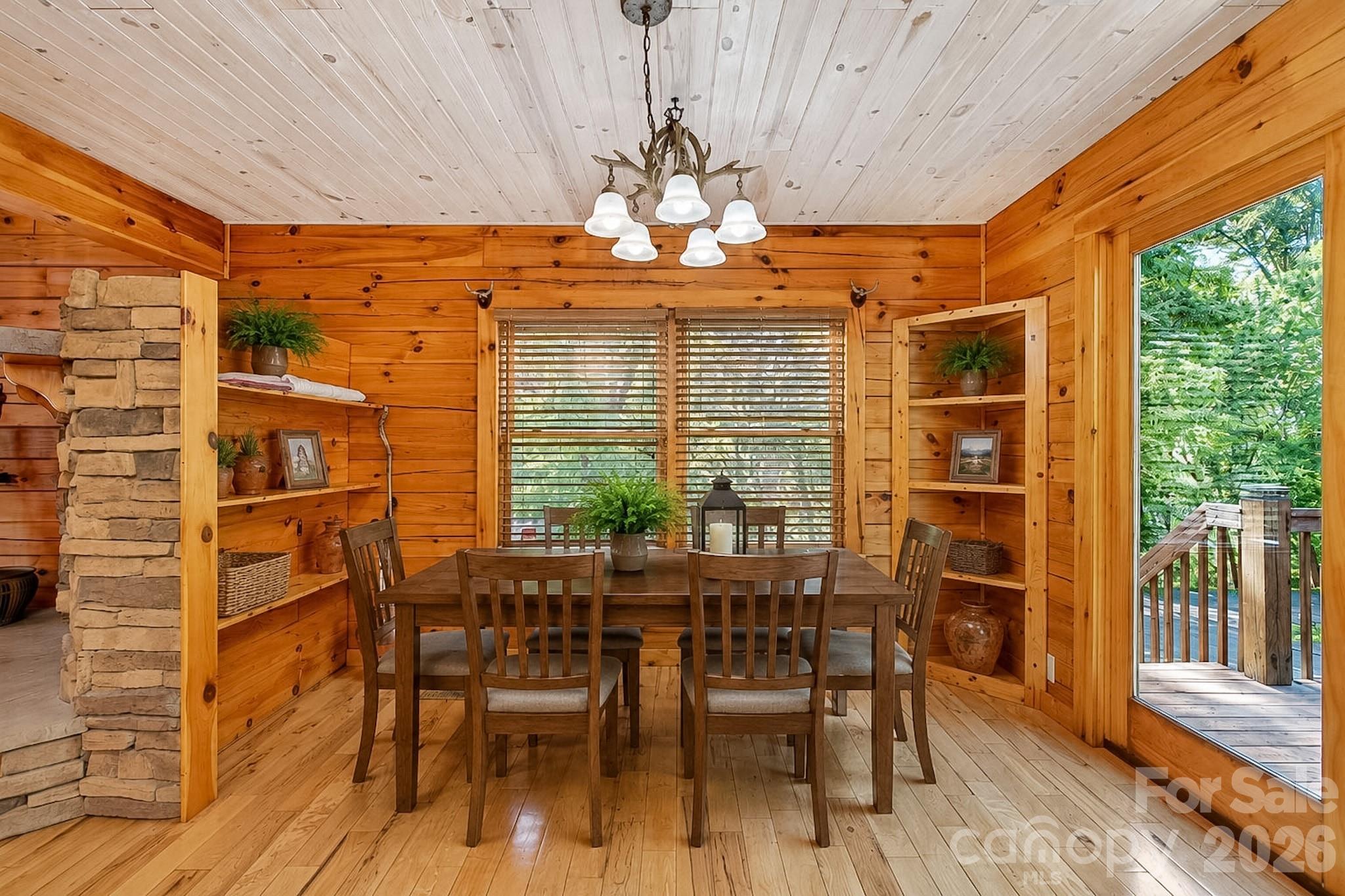 Virtually Staged Dining Area - 545 Mountain Crest Drive S, Marion