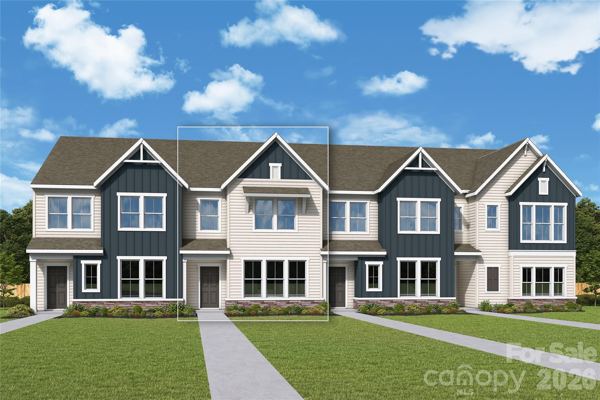 Exterior Elevation - 6063 White Aster Lane, Charlotte