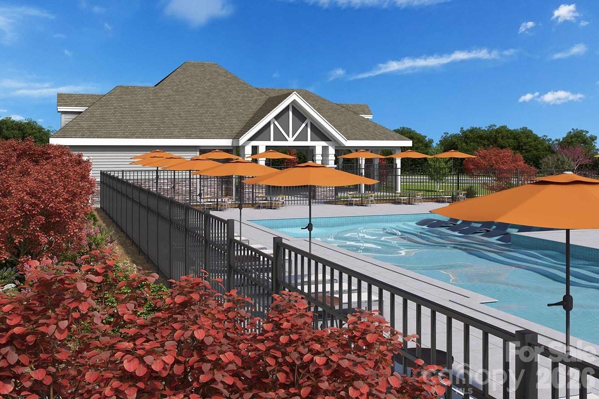Rendering of Pool in Community - 6063 White Aster Lane, Charlotte