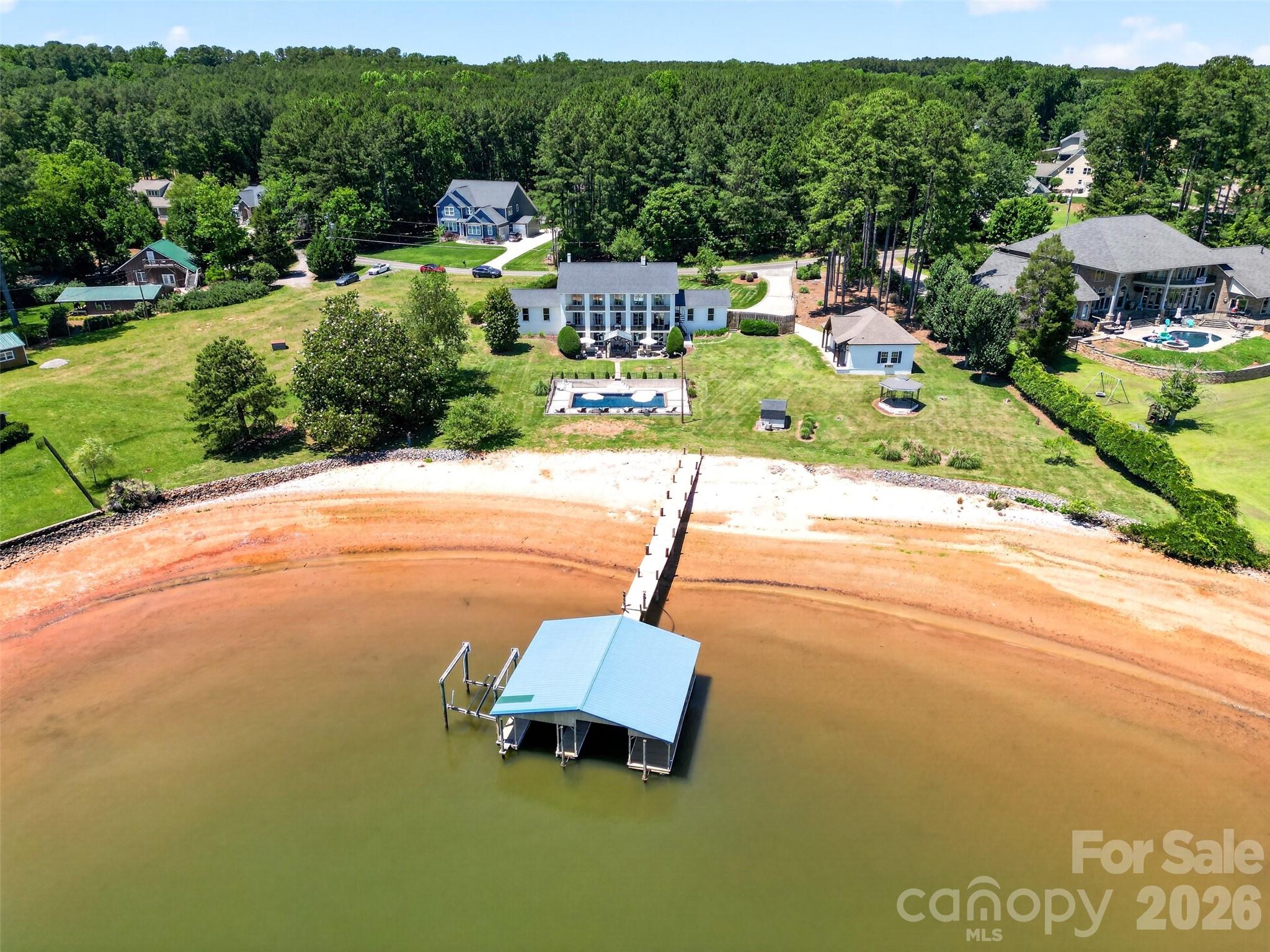 351 feet of wide open shoreline - 615 Kenway Loop, Mooresville