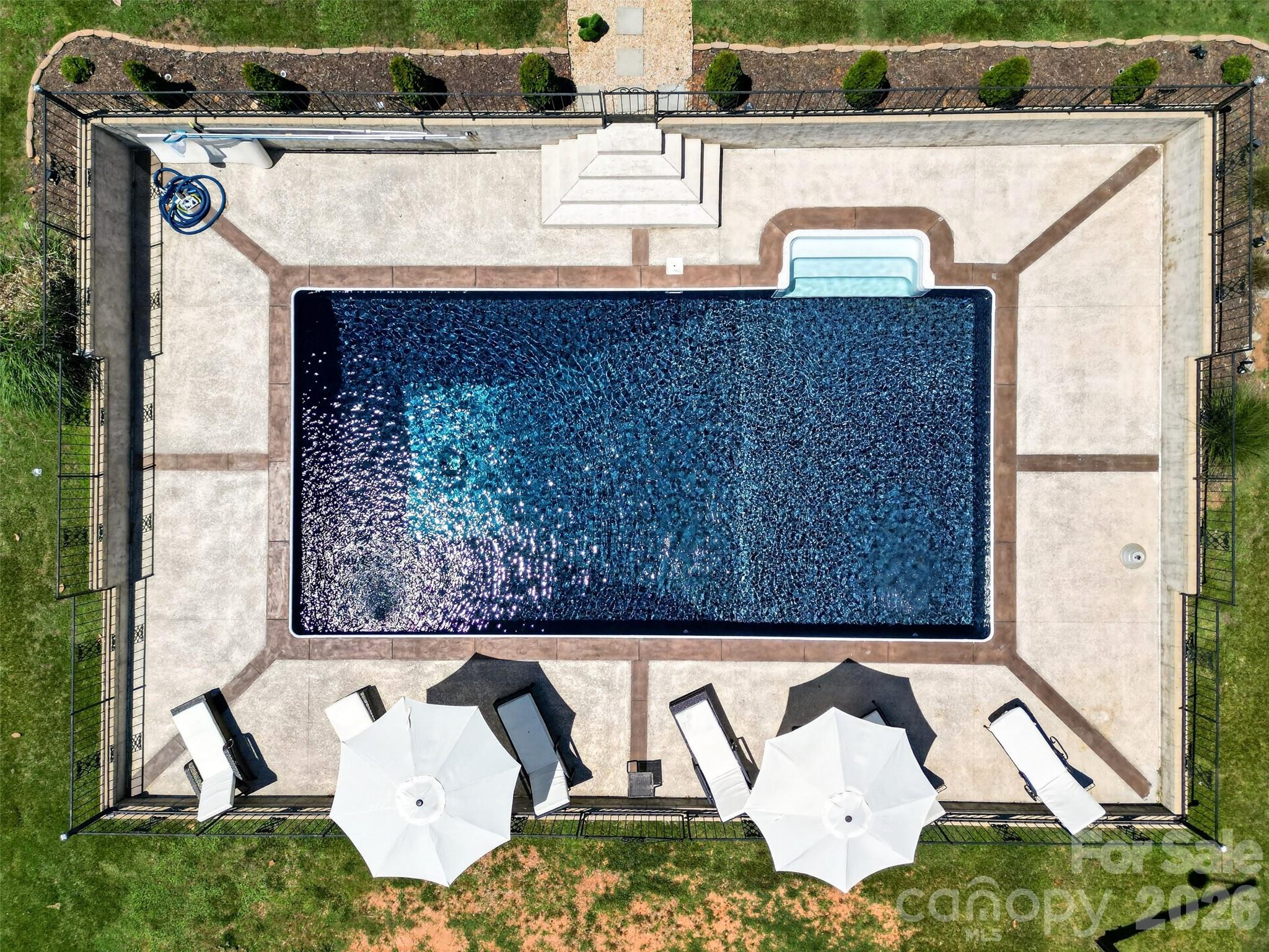 over view pool - 615 Kenway Loop, Mooresville