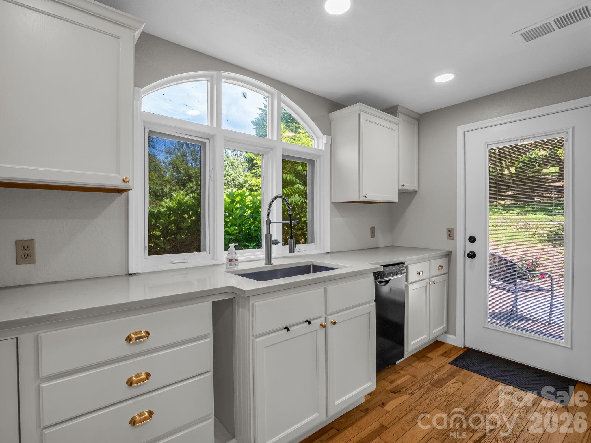 Kitchen, facing Open Patio - 35 Chastain Hill Road, Mills River