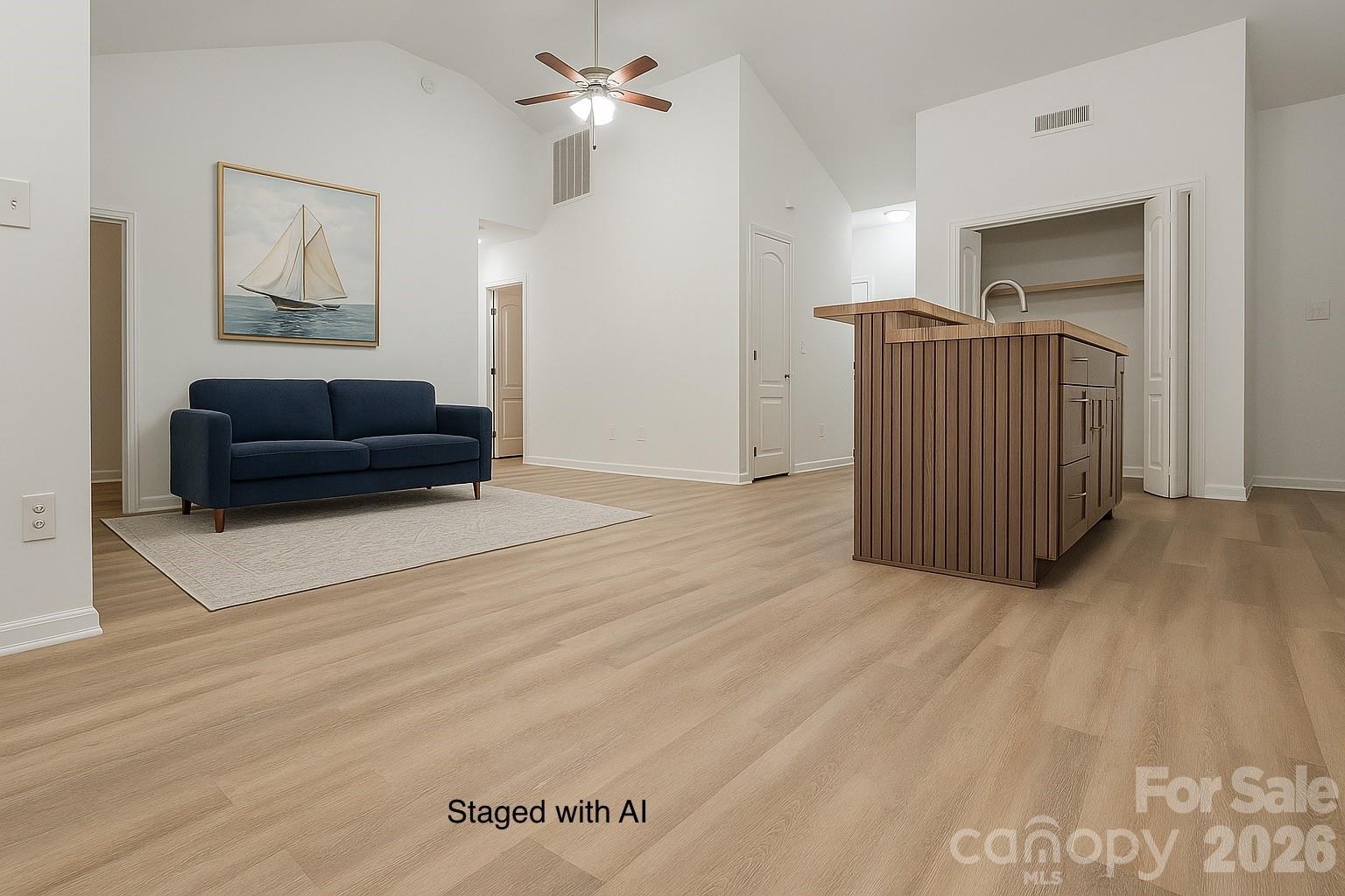 Room digitally staged - 201 Tarrington Drive, Statesville