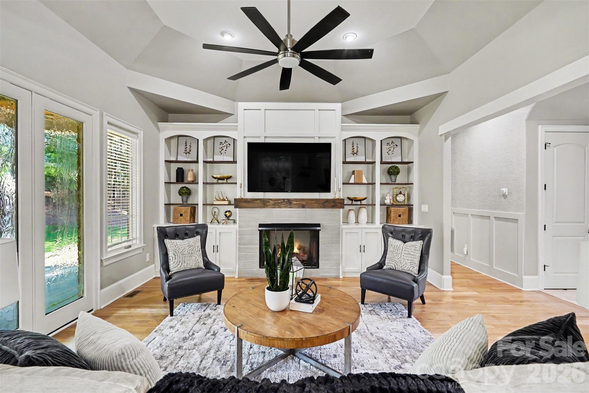 Living Room Open concept to Kitchen - 5129 Watermead Lane, Belmont