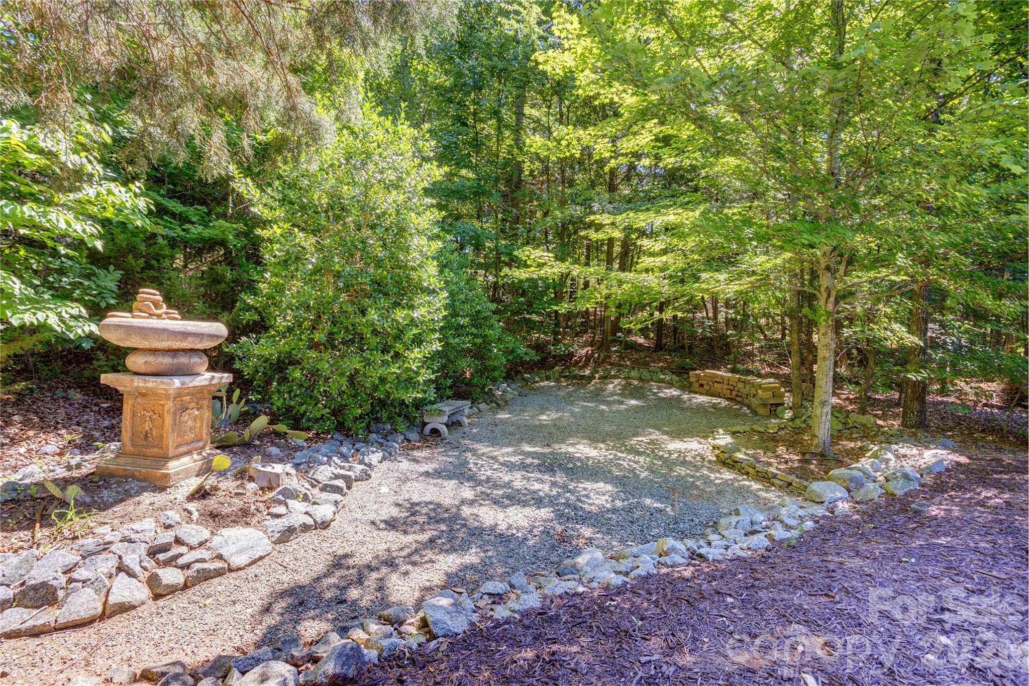 Pathways in back of yard - 6005 Willowood Road, Kannapolis