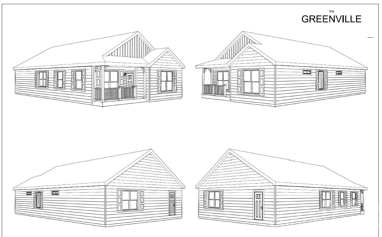 3 bedroom 2 bathroom exterior perspectives - 323 Mingus Street, Canton