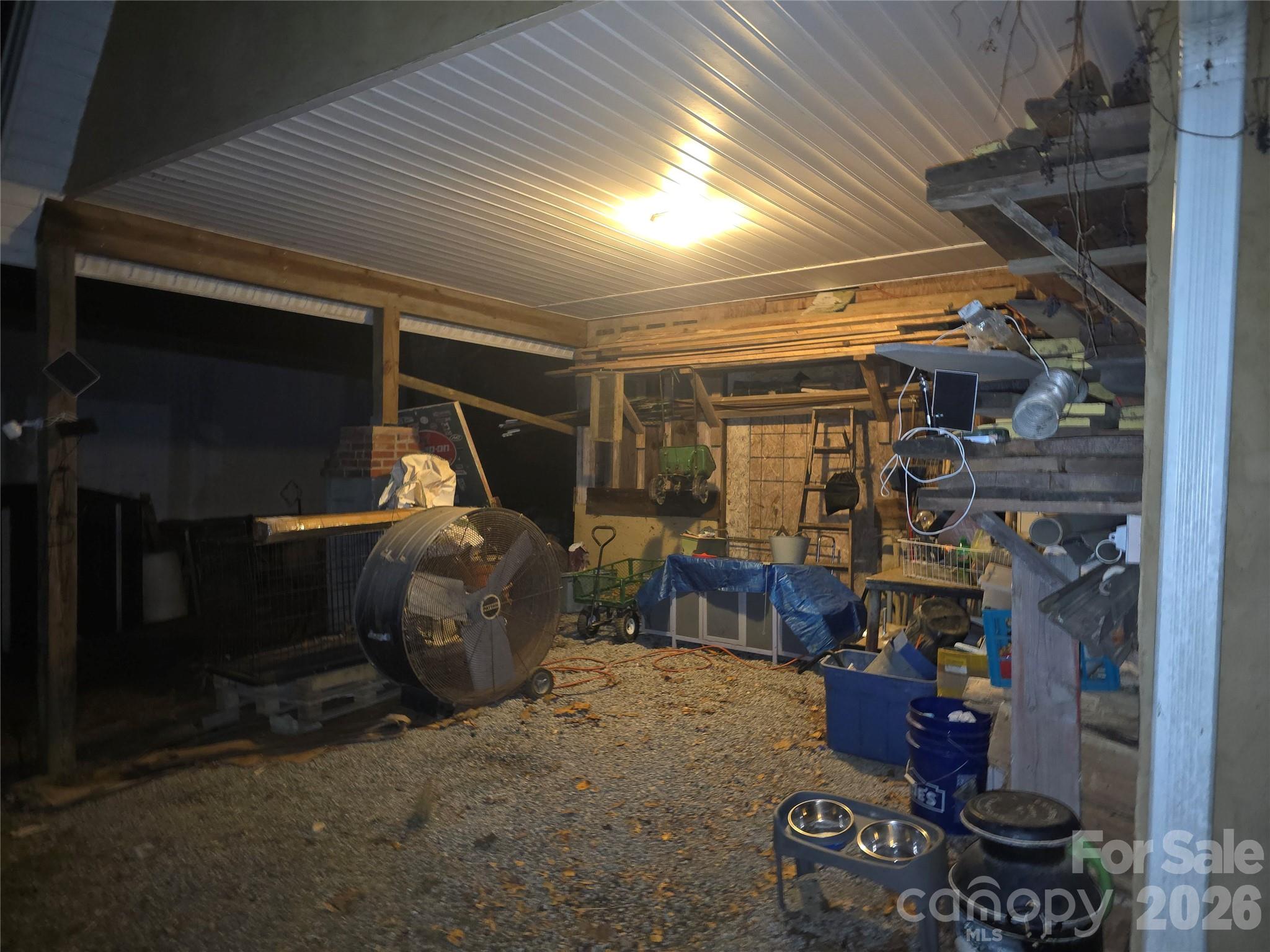 Carport 1 of 2 attached to workshop and unfinished Unit - 1480 Davis Mountain Road, Hendersonville