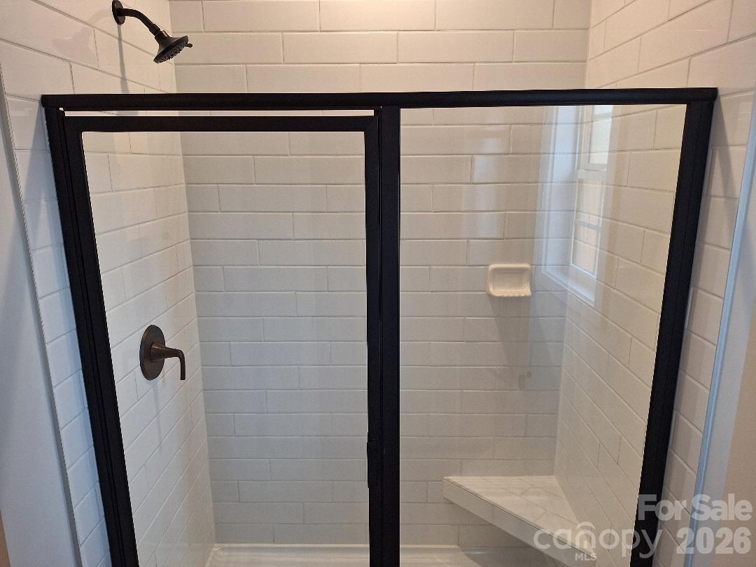 Primary Bathroom Shower - 140 Kerr Walk Drive, Statesville